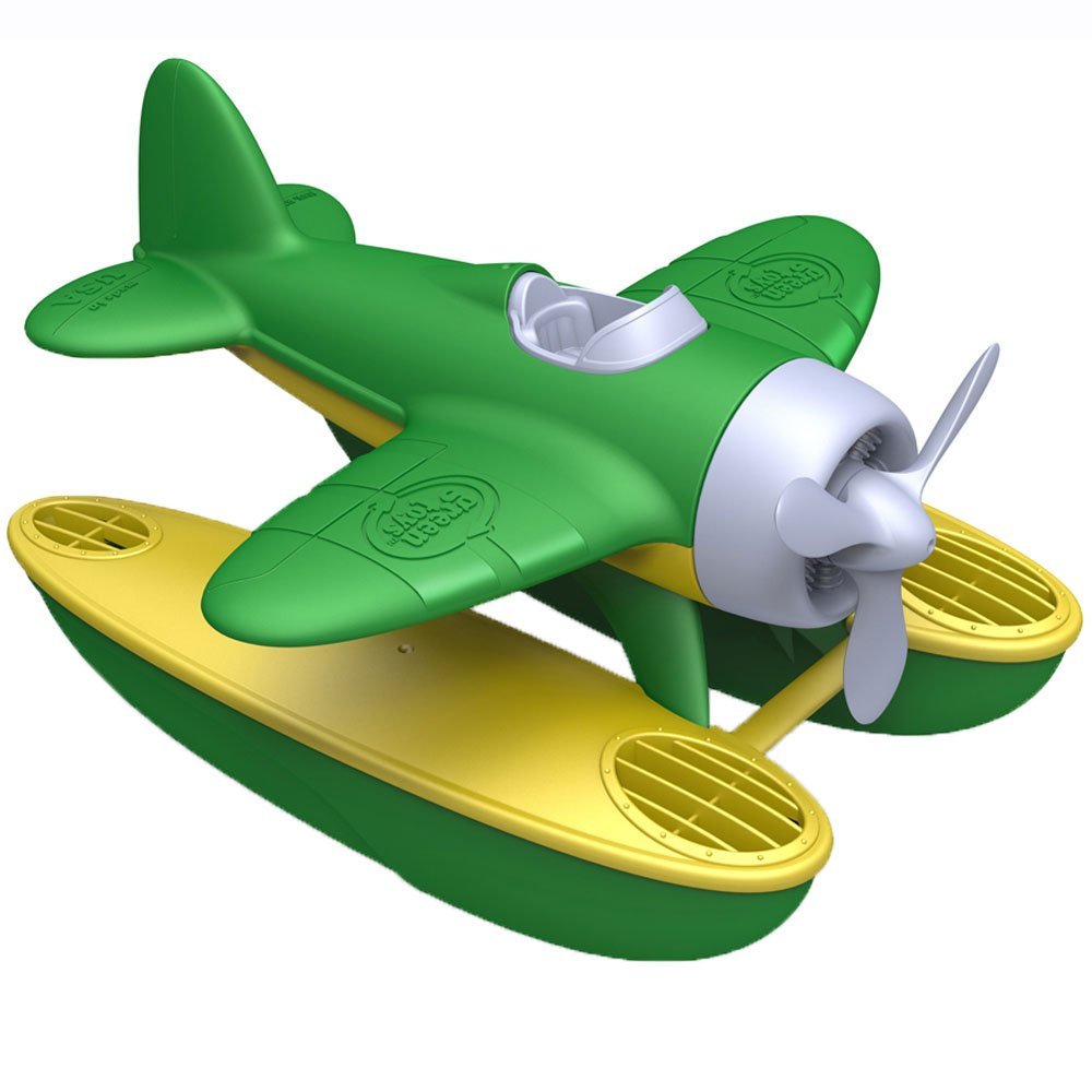 Seaplane Toy Green Sin Bpa Y Sin Ftalatos Para Niños - Venta Internacional