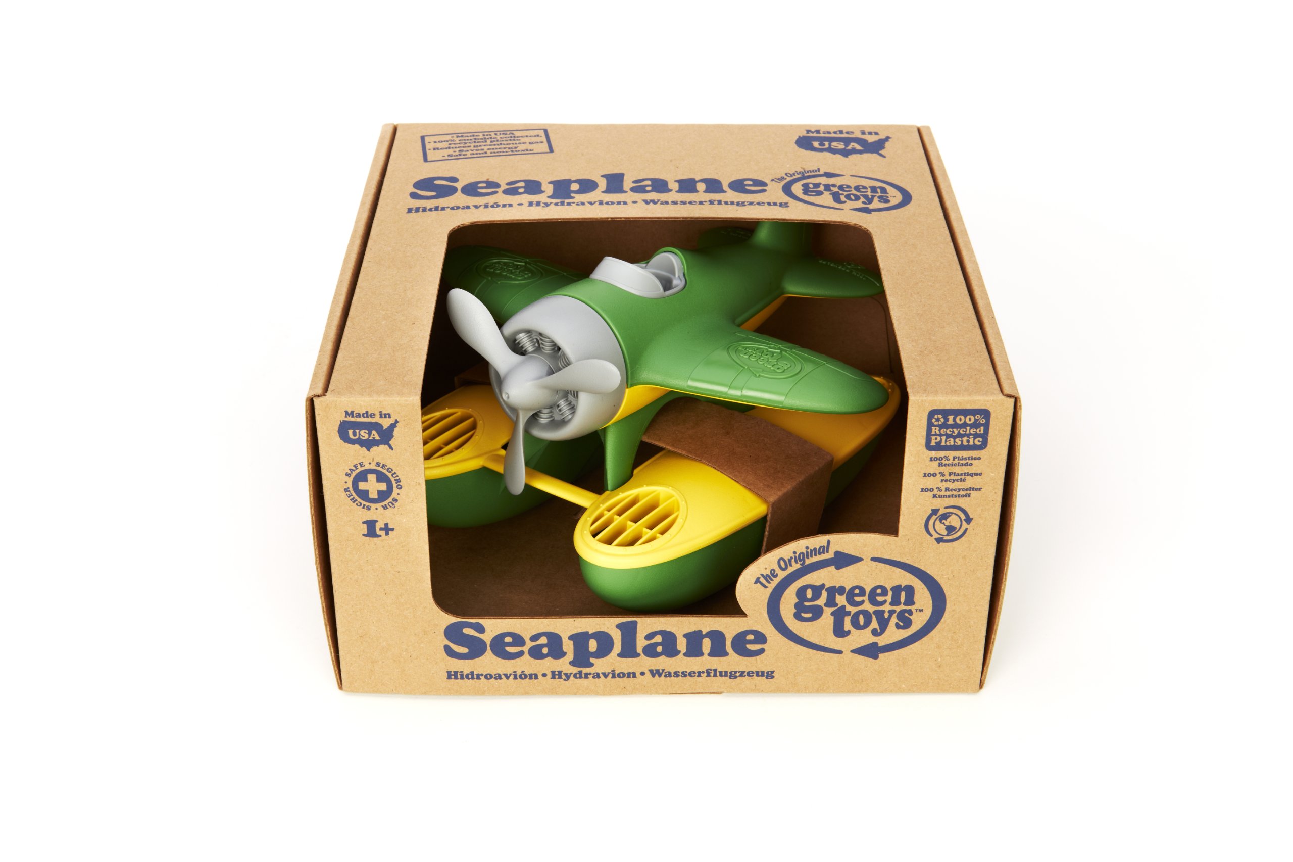 Foto 4 pulgar | Seaplane Toy Green Sin Bpa Y Sin Ftalatos Para Niños - Venta Internacional
