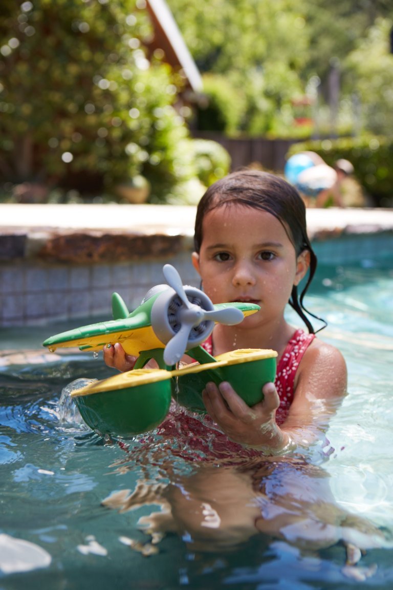 Foto 6 pulgar | Seaplane Toy Green Sin Bpa Y Sin Ftalatos Para Niños - Venta Internacional