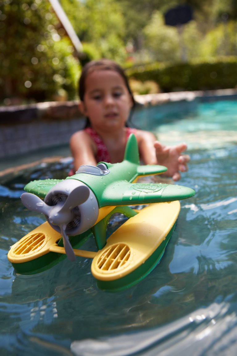 Foto 8 pulgar | Seaplane Toy Green Sin Bpa Y Sin Ftalatos Para Niños - Venta Internacional