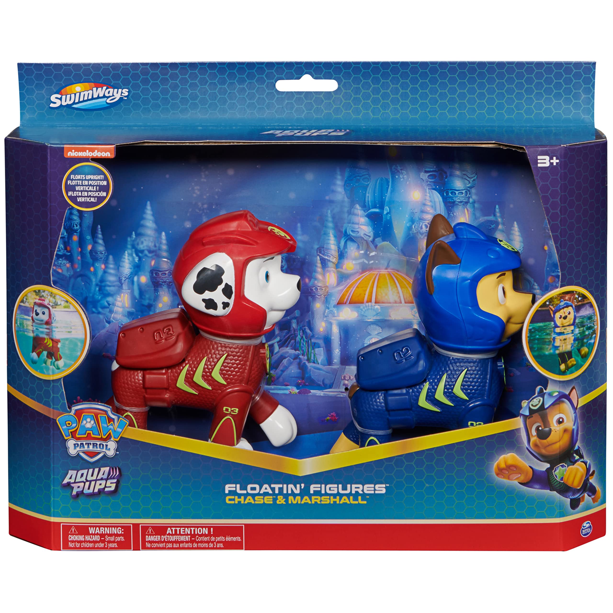Foto 8 pulgar | Figuras Flotantes SwimWays Paw Patrol 2 Piezas - Venta Internacional