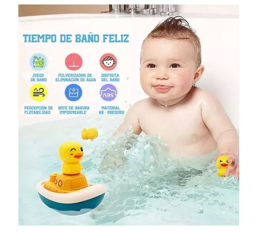 Foto 4 pulgar | Juguetes de Baño para Bebés con 3 Patos