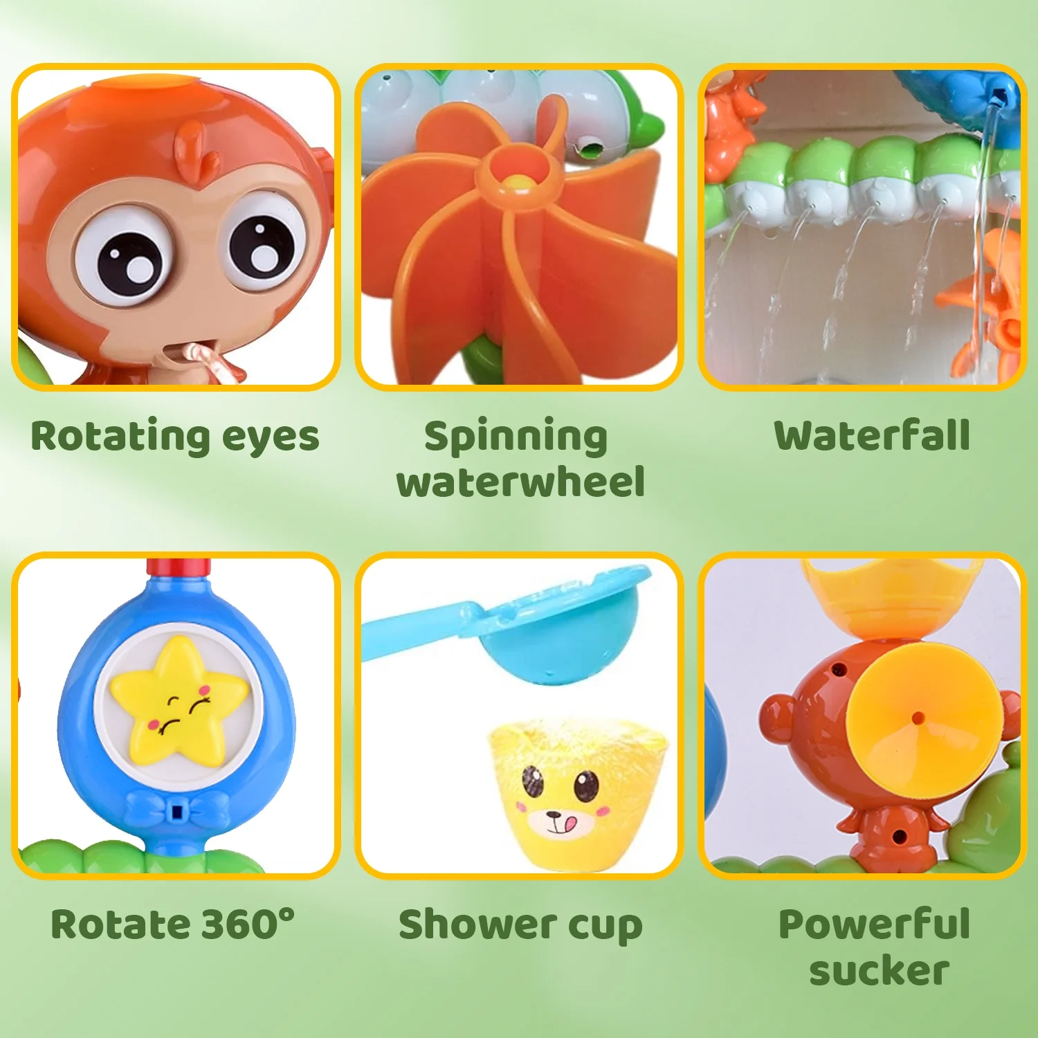 Foto 4 pulgar | Set de Juguetes para Baño Monkey Water Fun - Venta Internacional