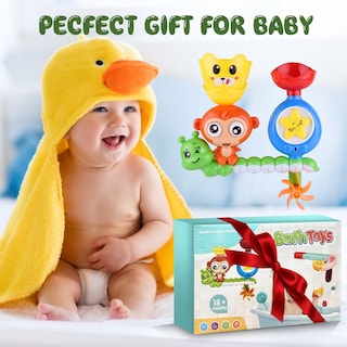 Foto 6 | Set de Juguetes para Baño Monkey Water Fun - Venta Internacional