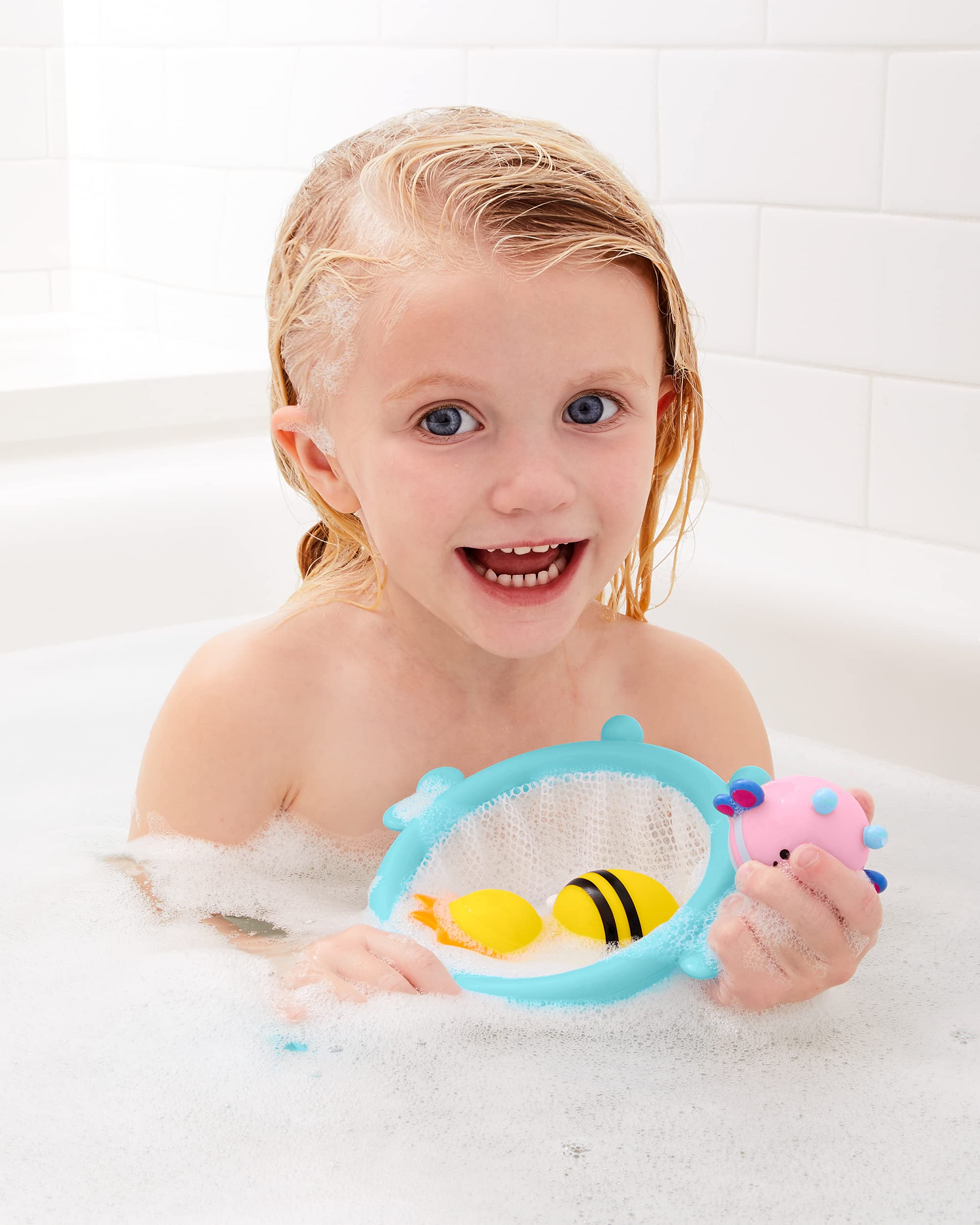 Foto 3 | Juguete De Baño Skip Hop Zoo Scoop & Catch Squirties Para Bebé - Venta Internacional.