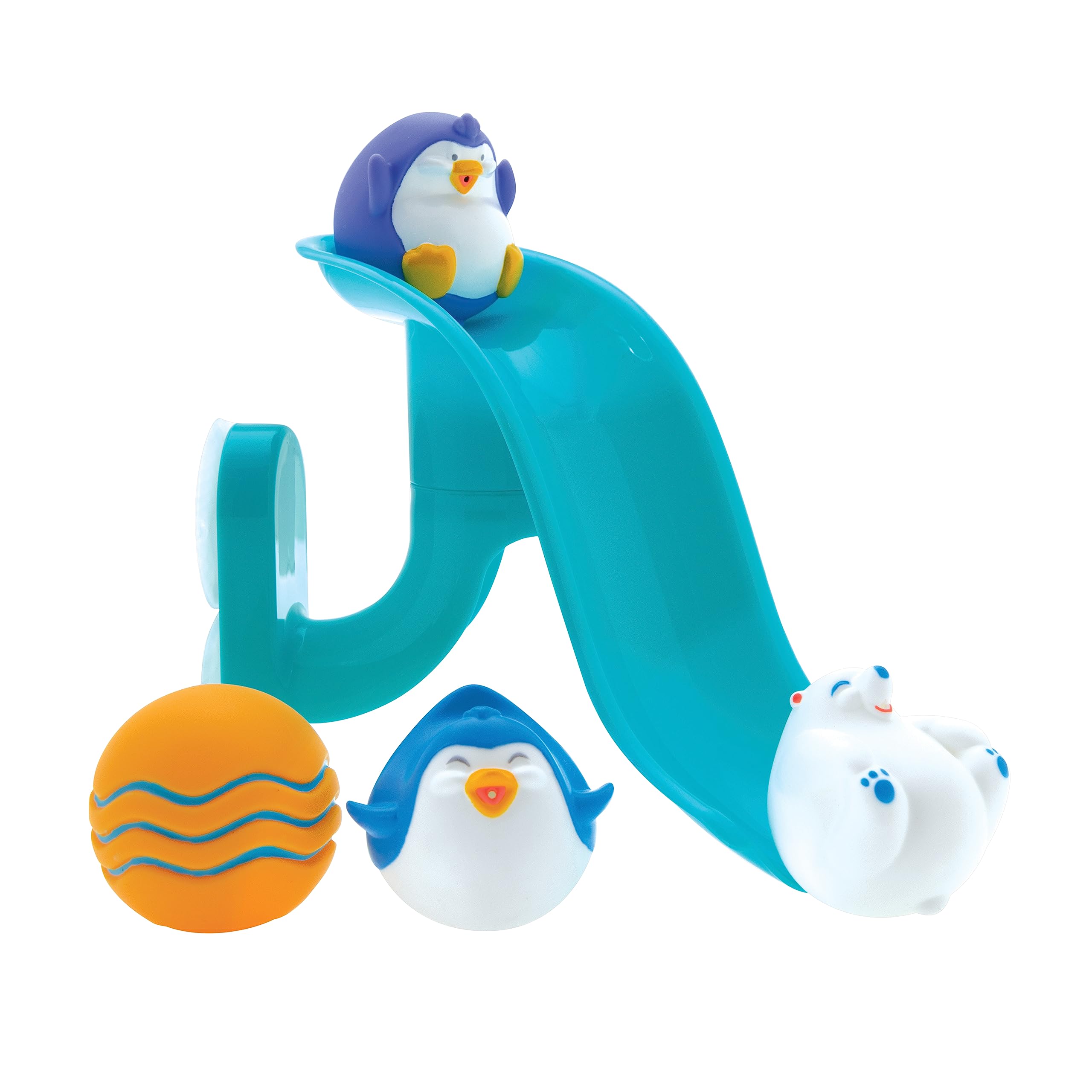Set de Juguetes de Baño Nuby Penguin Slide con 4 Chorros De Baño - Venta Internacional