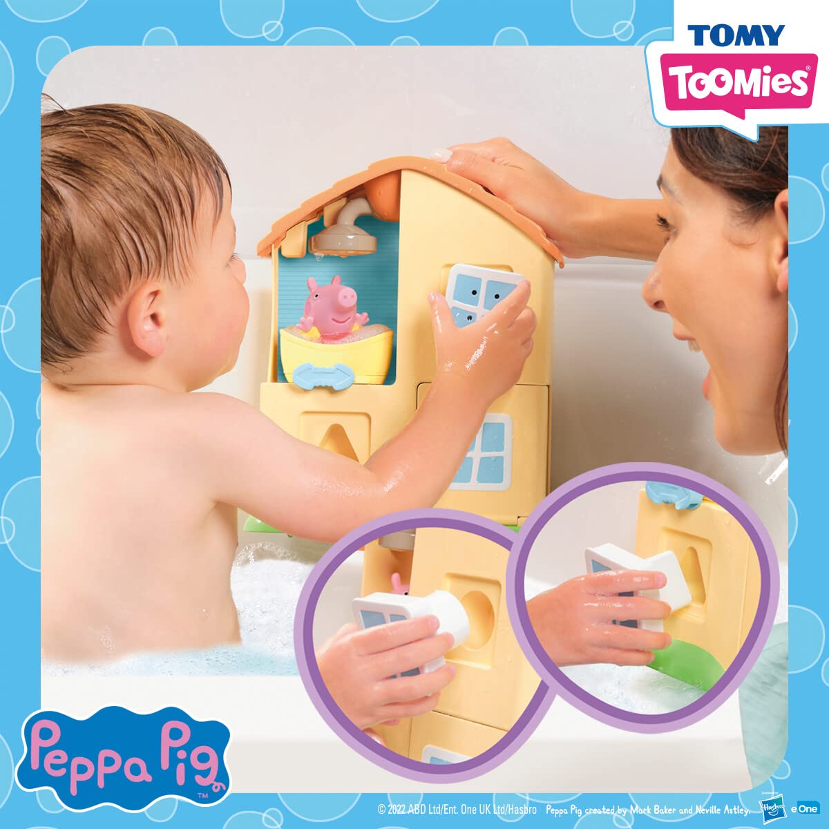 Foto 6 pulgar | Set De Juguete De Baño Tomy Peppa Pig House Para Niños De 18 Meses O Más - Venta Internacional.