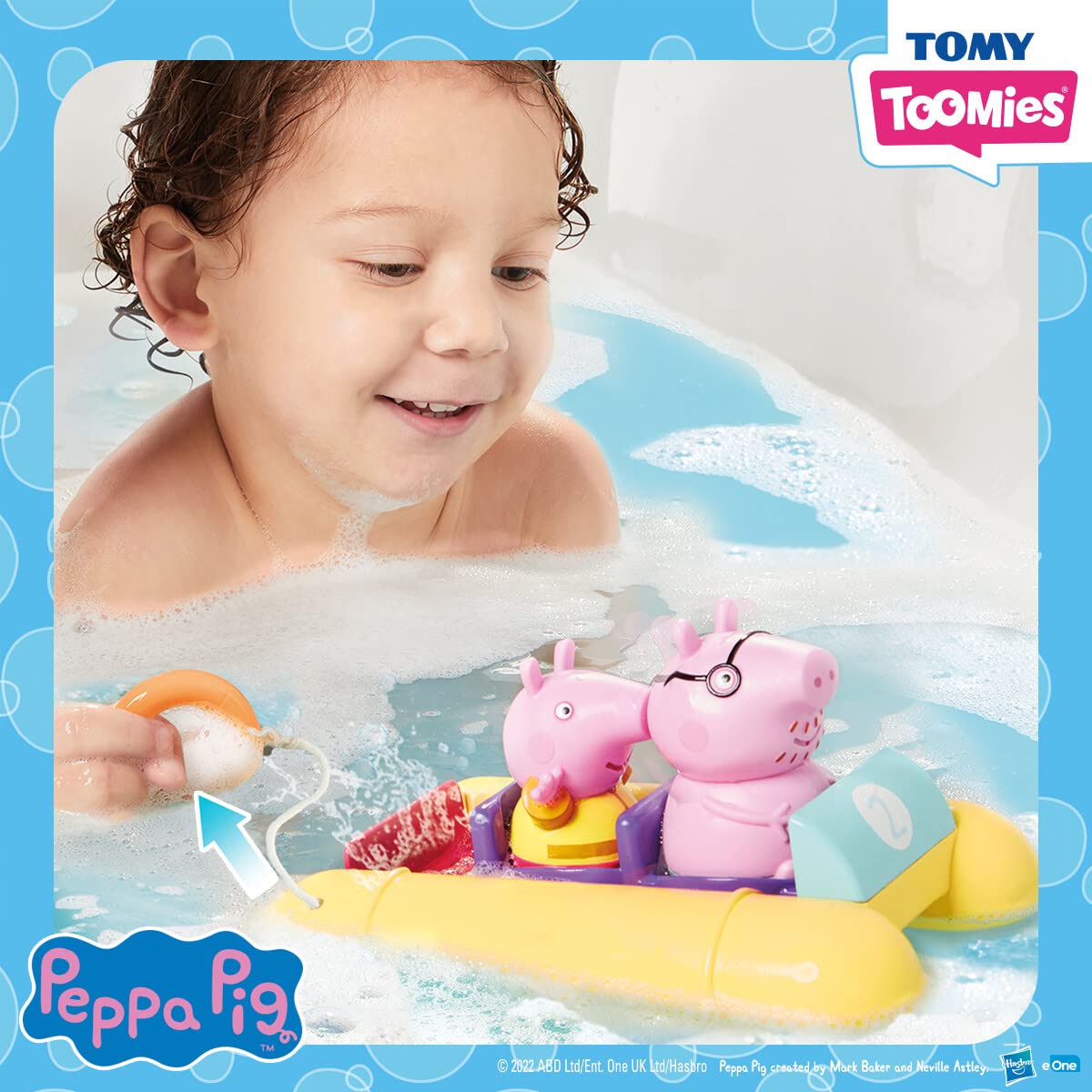 Foto 5 | Set De Juguetes De Baño Tomy Peppa Pig Boat Adventure 18m+ Con 2 Barcos - Venta Internacional.