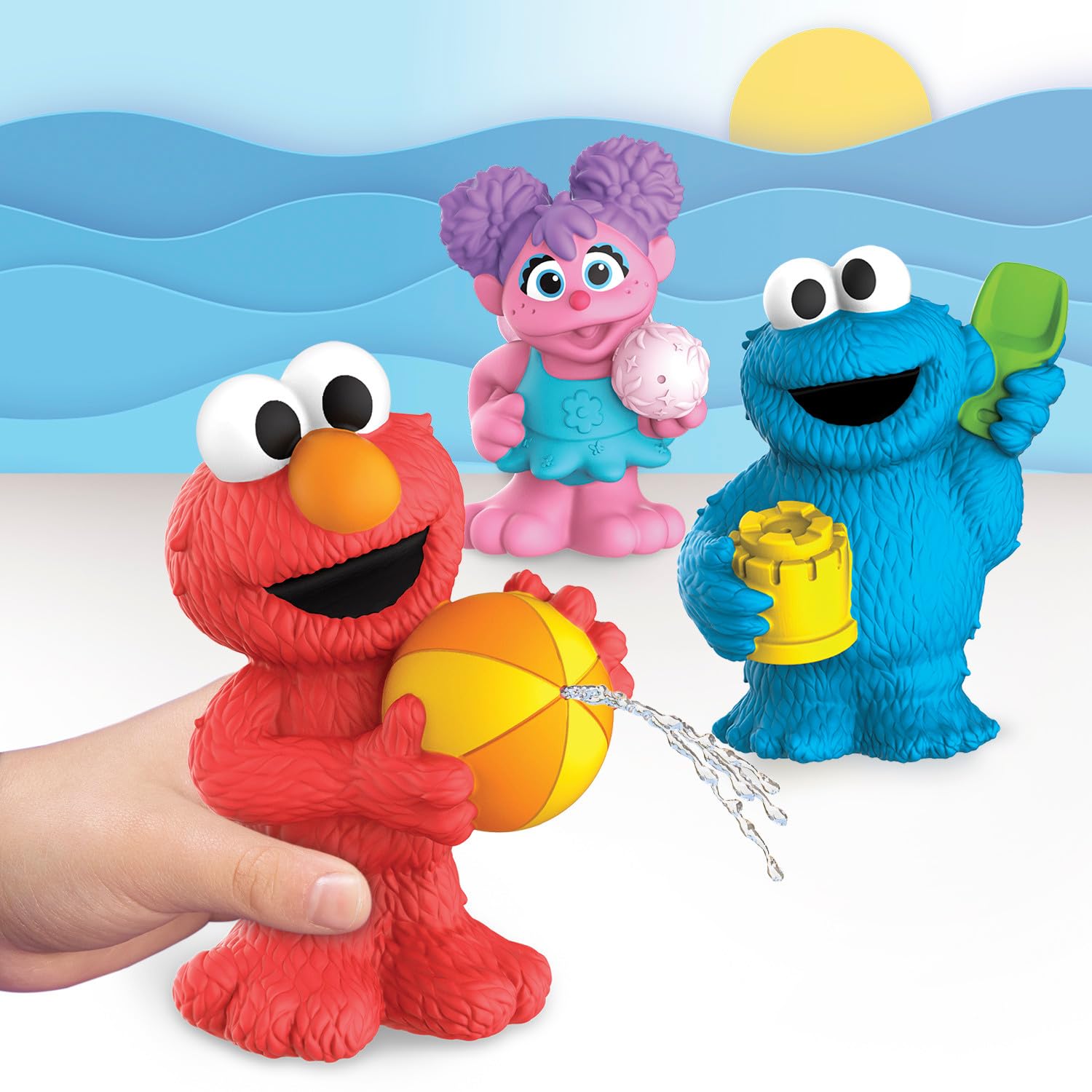 Foto 3 pulgar | Juego De 3 Piezas Toy Just Play Sesame Street Floating Fun Friends - Venta Internacional.