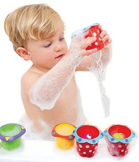 Foto 1 | Juguete De Baño Para Bebés Nuby Splish Splash, 5 Piezas - Venta Internacional.