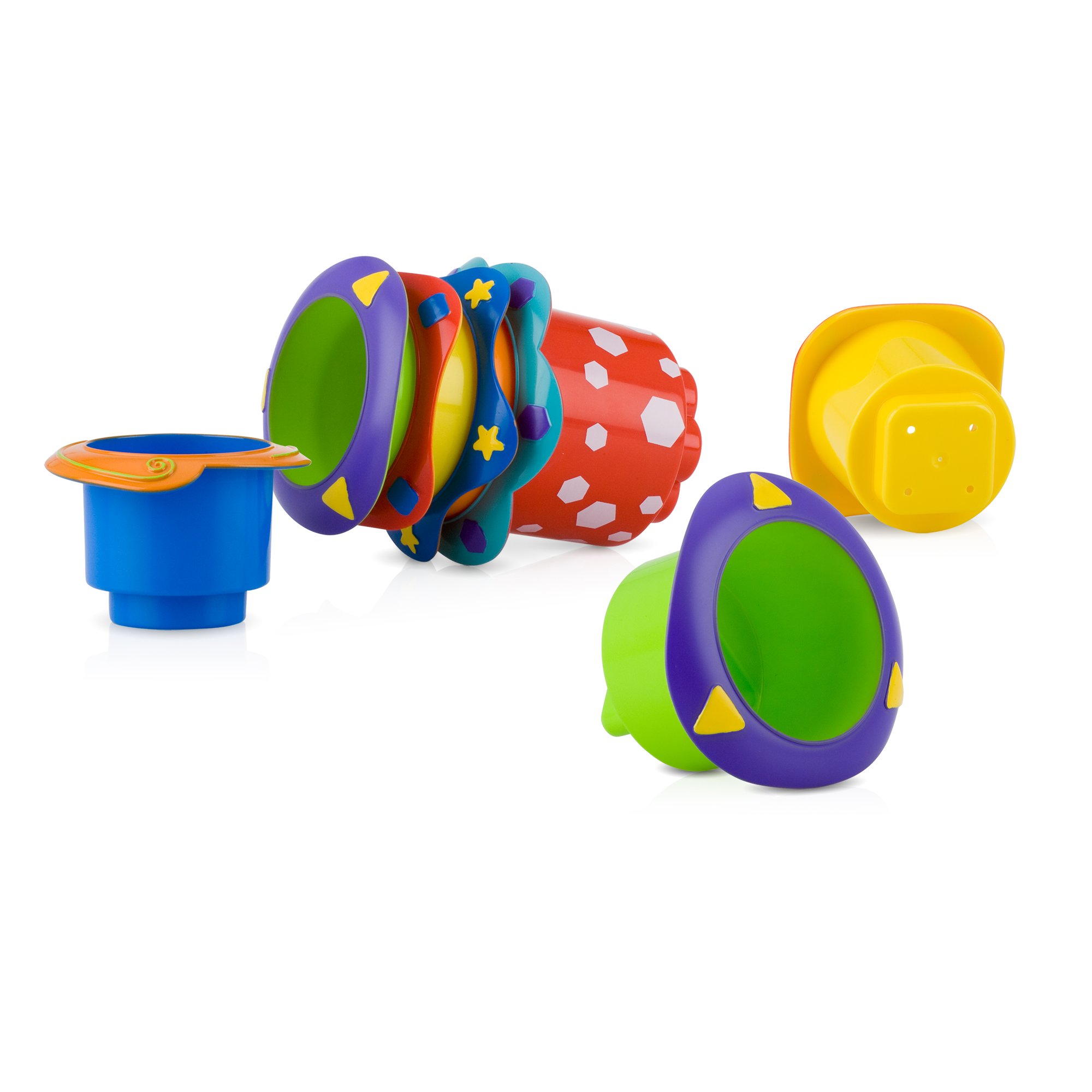 Foto 3 pulgar | Juguete De Baño Para Bebés Nuby Splish Splash, 5 Piezas - Venta Internacional.