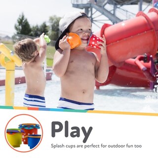 Foto 5 | Juguete De Baño Para Bebés Nuby Splish Splash, 5 Piezas - Venta Internacional.