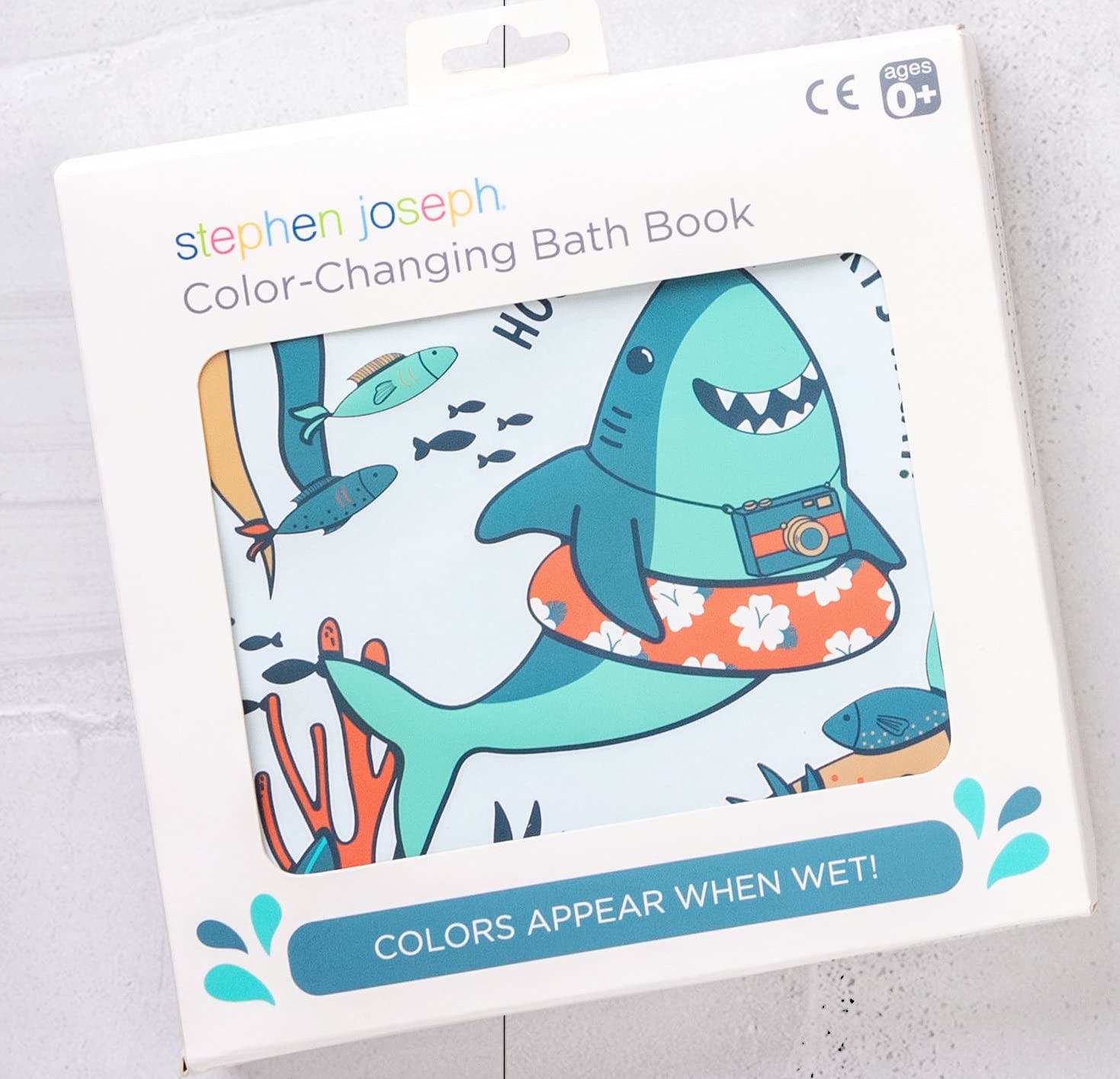 Foto 4 | Libro Flotante Para La Hora Del Baño Que Cambia De Color Stephen Joseph Shark - Venta Internacional.