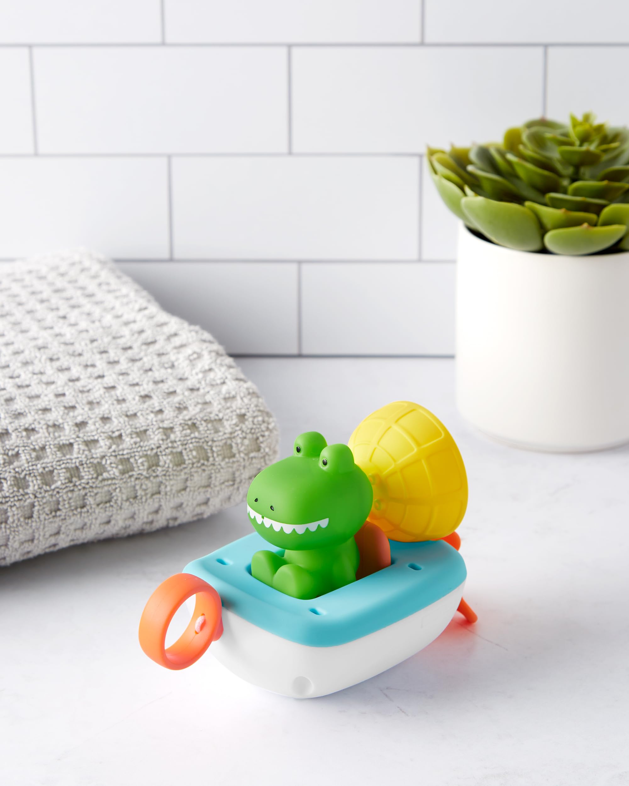 Foto 4 pulgar | Juego De Juguetes De Baño Skip Hop Croc The Boat, 3 Piezas, Zoológico, 12 M O Más - Venta Internacional.