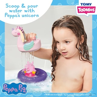 Foto 2 | Juguetes De Baño Tomy Peppa Pig Para Bebés De 18 Meses O Más Con Destreza - Venta Internacional.