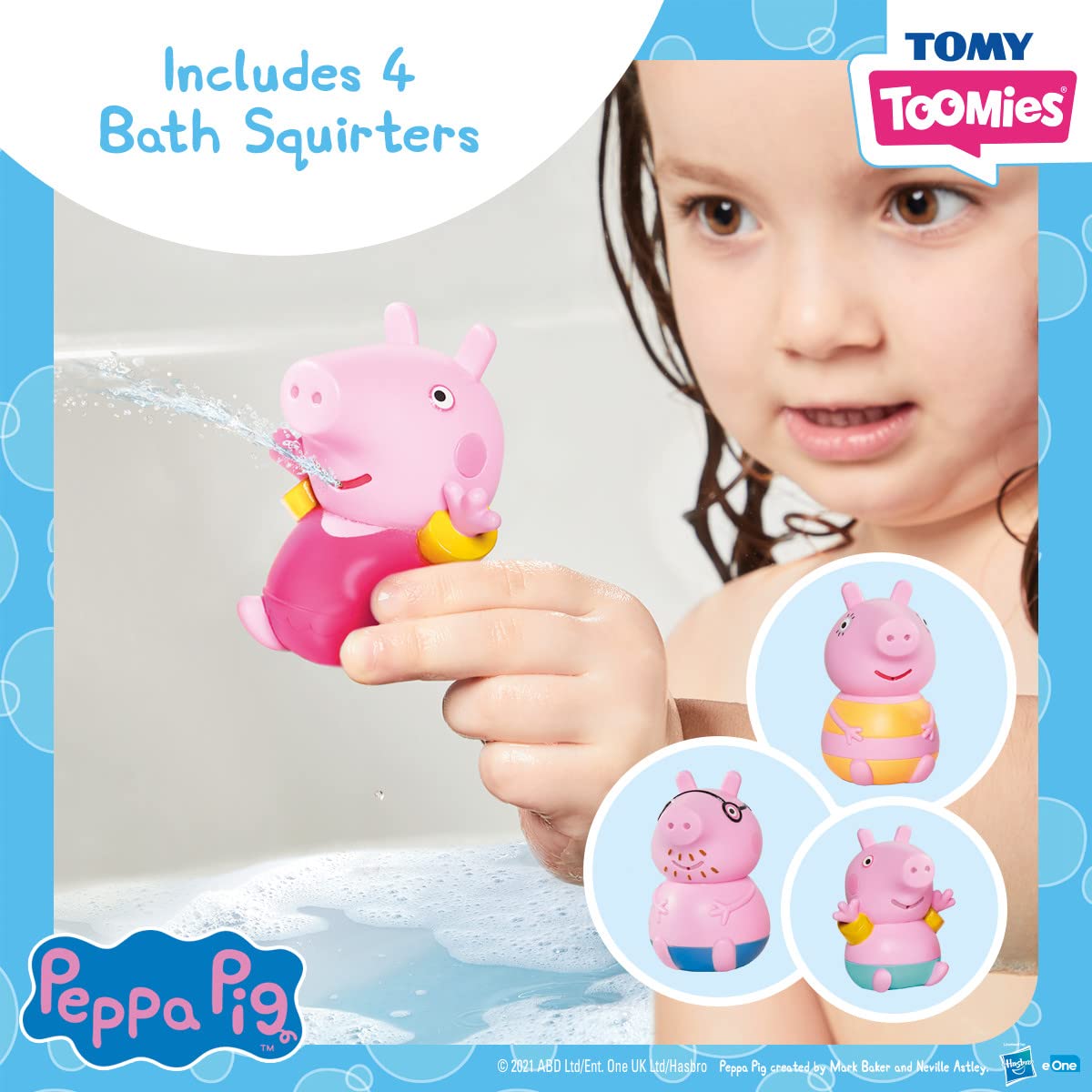 Foto 4 pulgar | Juguetes De Baño Tomy Peppa Pig Para Bebés De 18 Meses O Más Con Destreza - Venta Internacional.