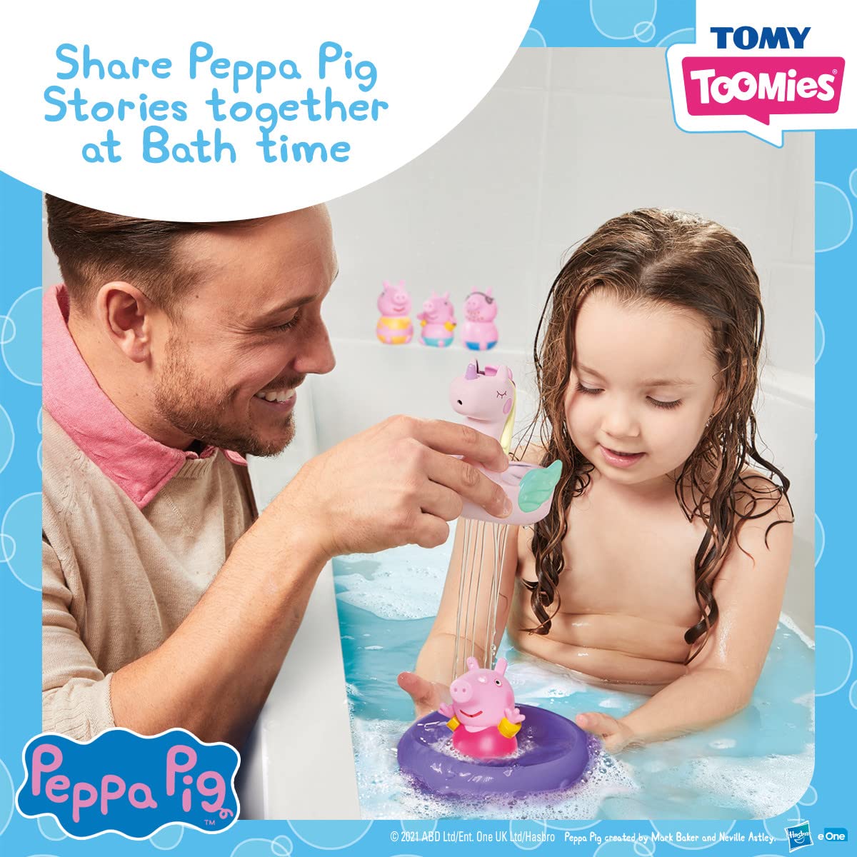 Foto 6 pulgar | Juguetes De Baño Tomy Peppa Pig Para Bebés De 18 Meses O Más Con Destreza - Venta Internacional.
