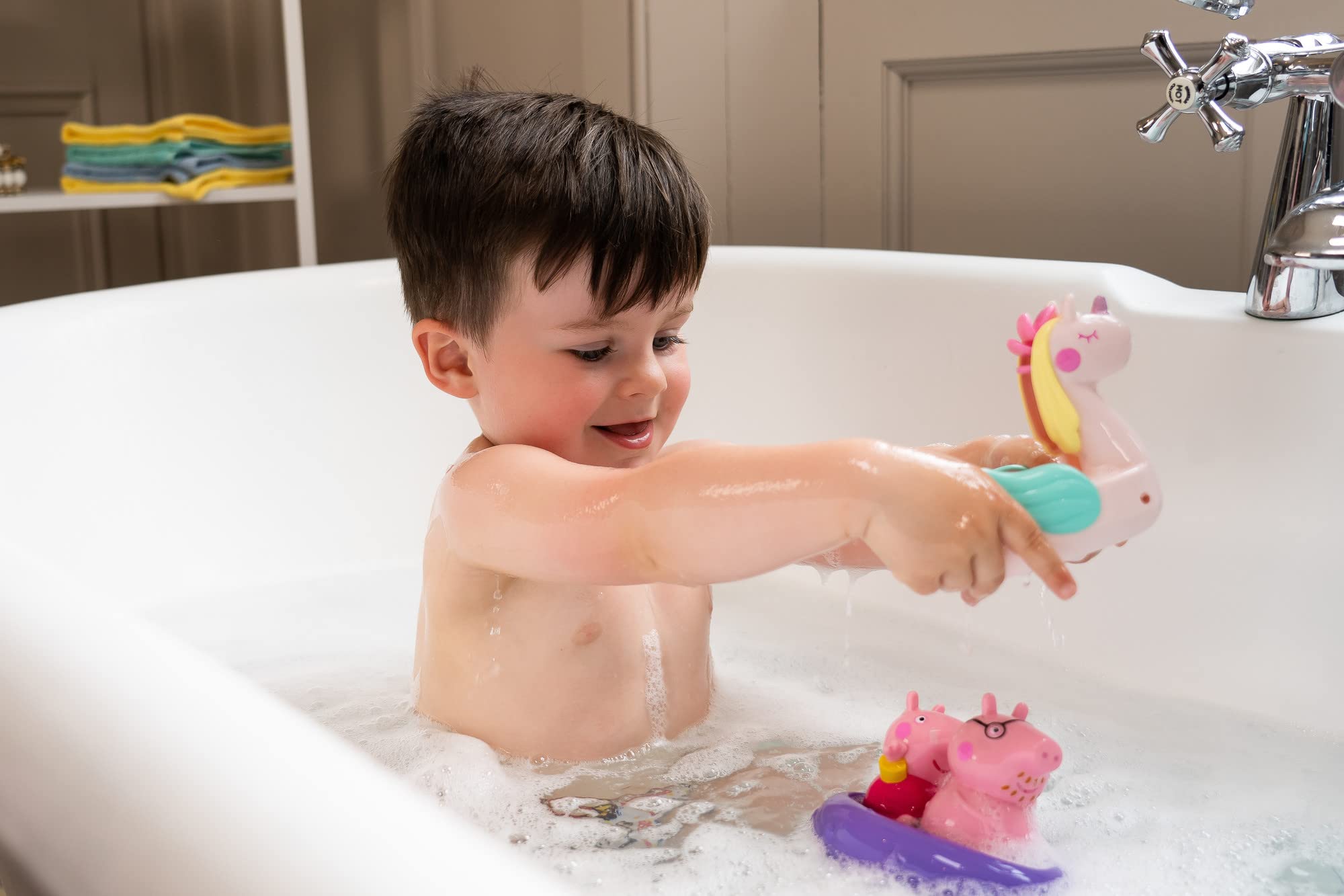 Foto 8 pulgar | Juguetes De Baño Tomy Peppa Pig Para Bebés De 18 Meses O Más Con Destreza - Venta Internacional.
