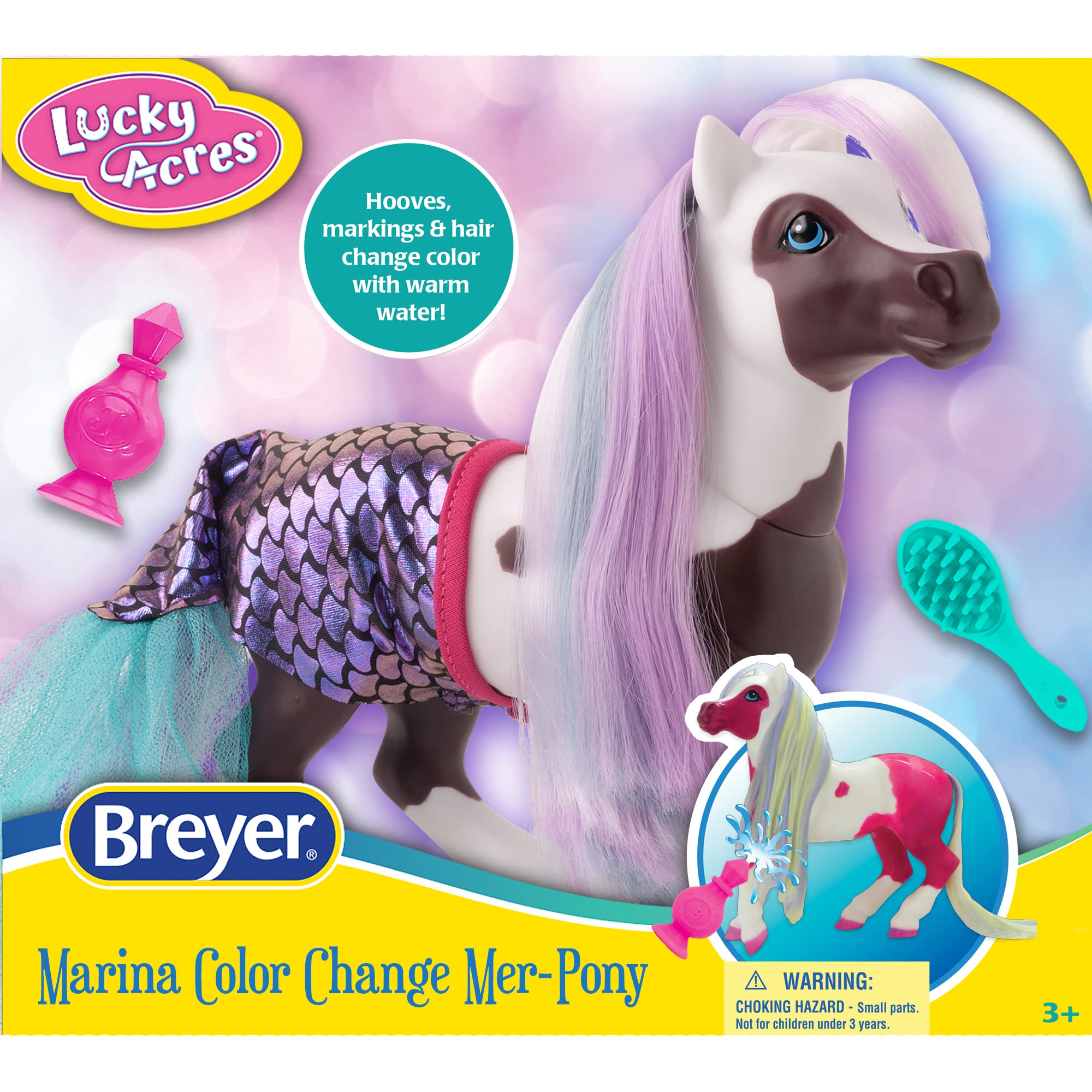 Foto 5 pulgar | Juguete De Baño Breyer Horses Marina Color Change Mer-pony Para Mayores De 3 Años - Venta Internacional.