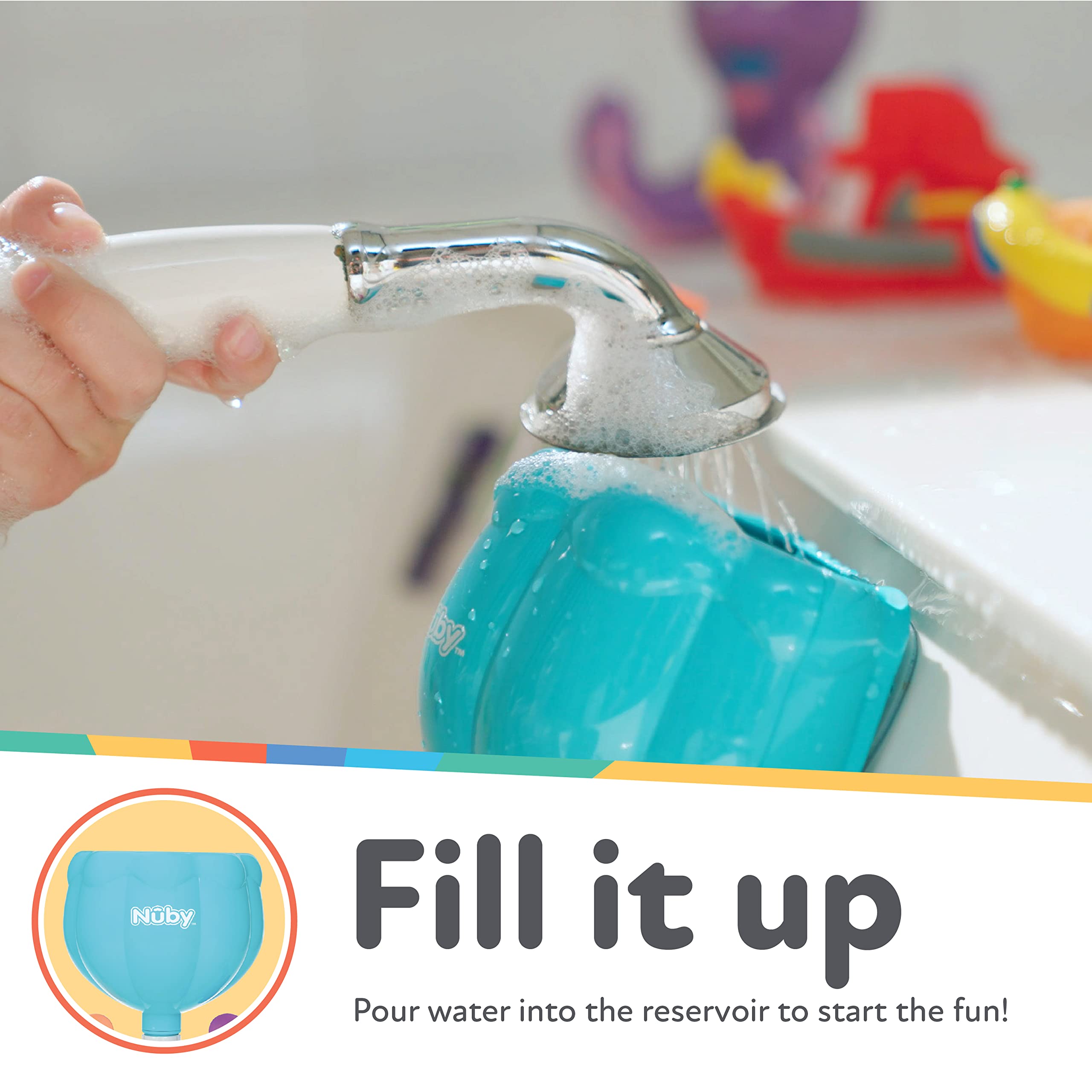 Foto 4 pulgar | Tubos De Baño Nuby Wacky Waterworks Con Funciones Interactivas - Venta Internacional.