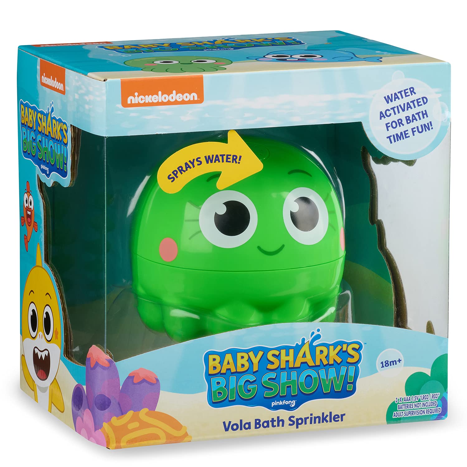 Foto 7 pulgar | Aspersor De Baño Y Juguete Acuático ¡el Gran Espectáculo De Wowwee Baby Shark! ¡vola - Venta Internacional.