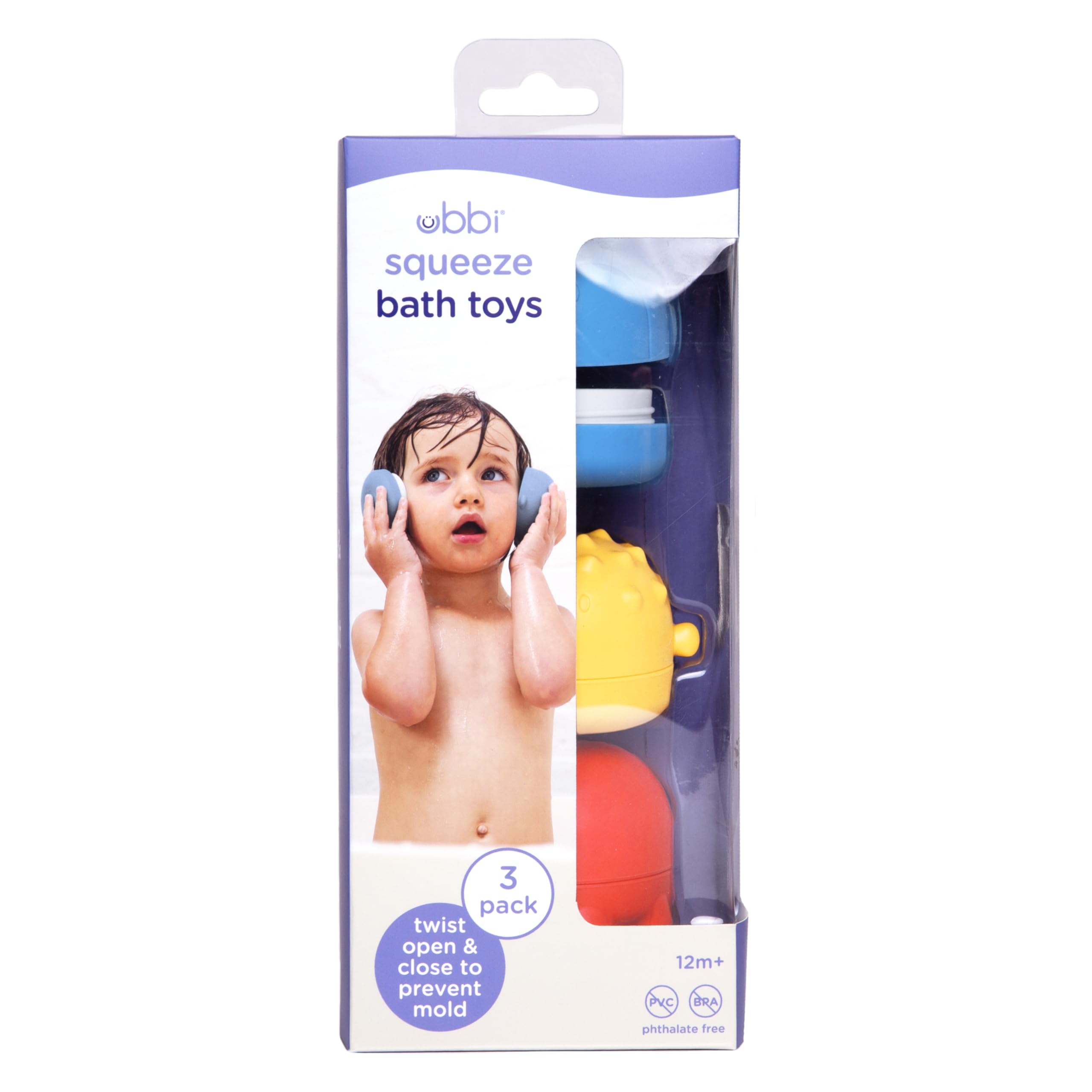 Foto 5 pulgar | Bath Toys Ubbi Squeeze And Switch De Silicona Para Niños Pequeños, Juego De 3 - Venta Internacional.