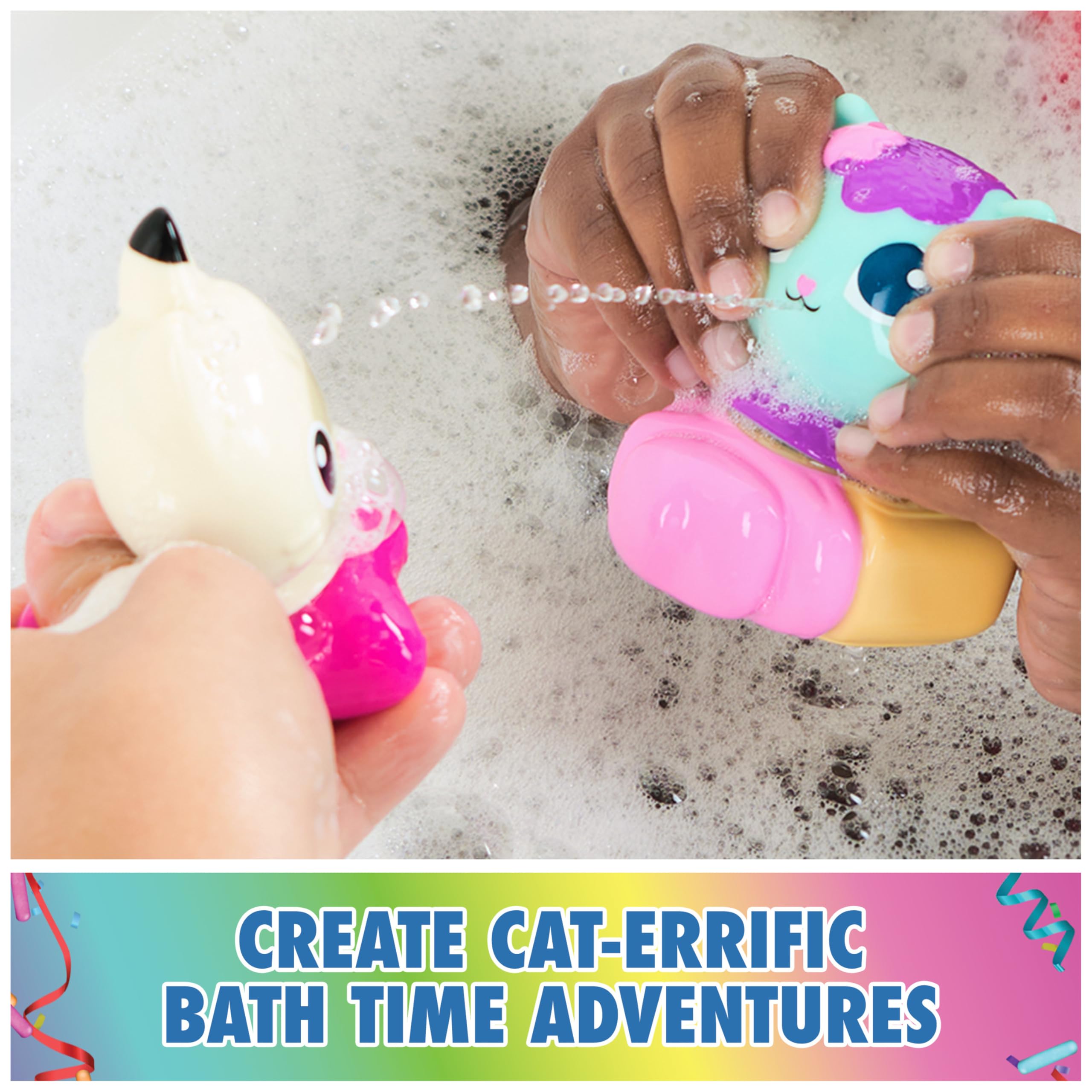 Foto 6 pulgar | Casa De Muñecas Gabby's De Bath Squirters Gabby Cat Mercat & Pandy - Venta Internacional.