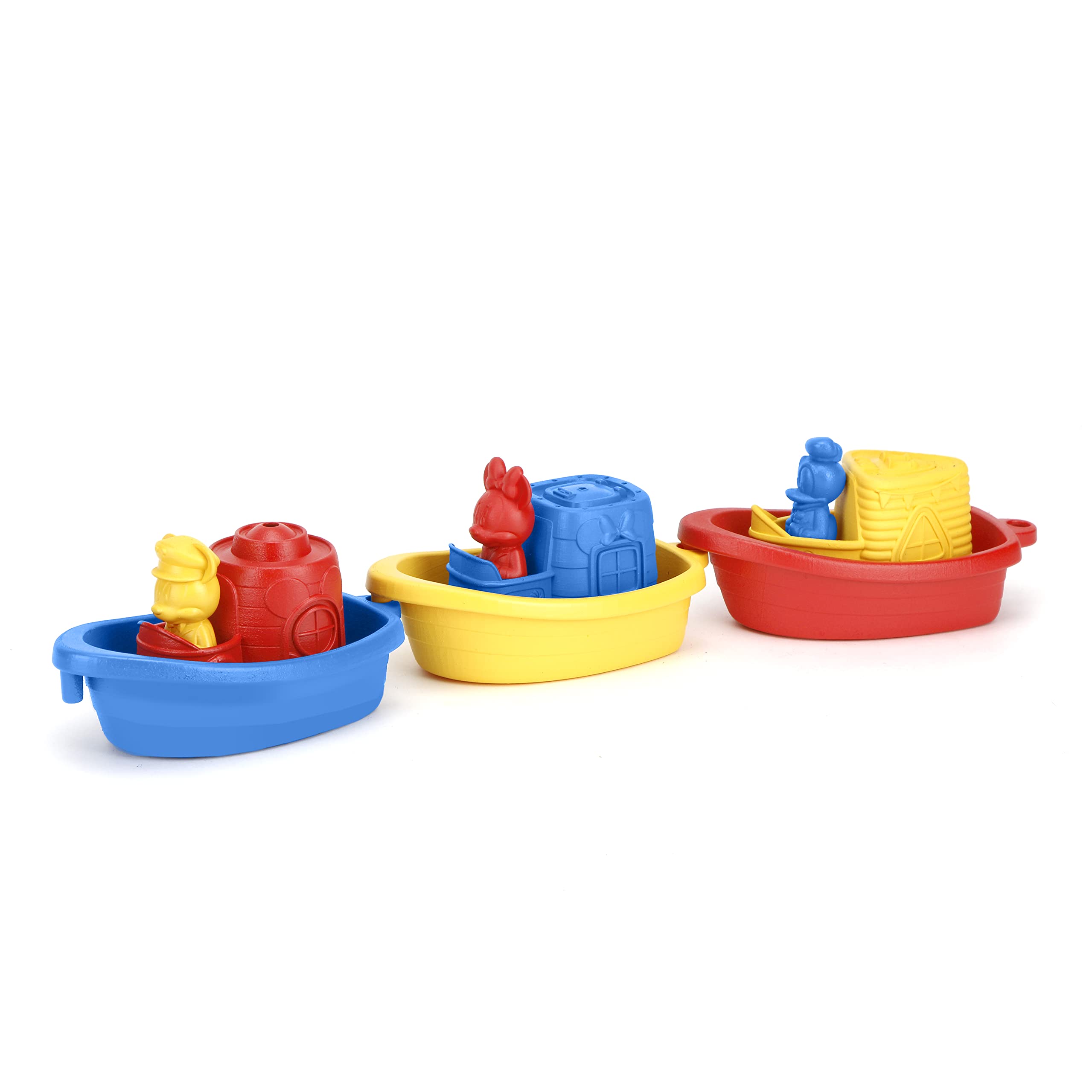 Foto 3 pulgar | Botes Uniendo Barcos Mickey Mouse De Toy Green Toys Fabricados En Ee. Uu. - Venta Internacional.