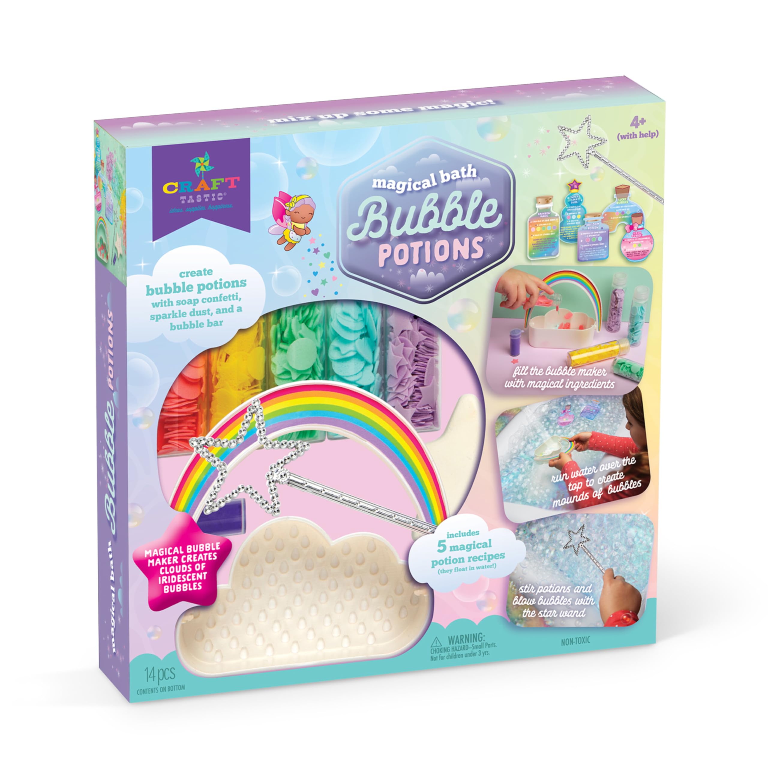 Pociones De Burbujas De Baño, Juguete Craft-tastic Para Niños Mayores De 4 Años - Venta Internacional.