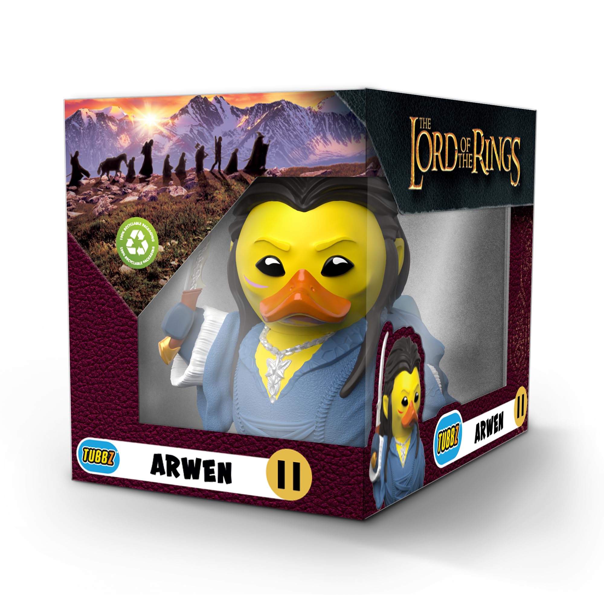 Foto 3 pulgar | Figura De Vinilo Tubbz El Señor De Los Anillos Arwen Cosplaying Duck - Venta Internacional.