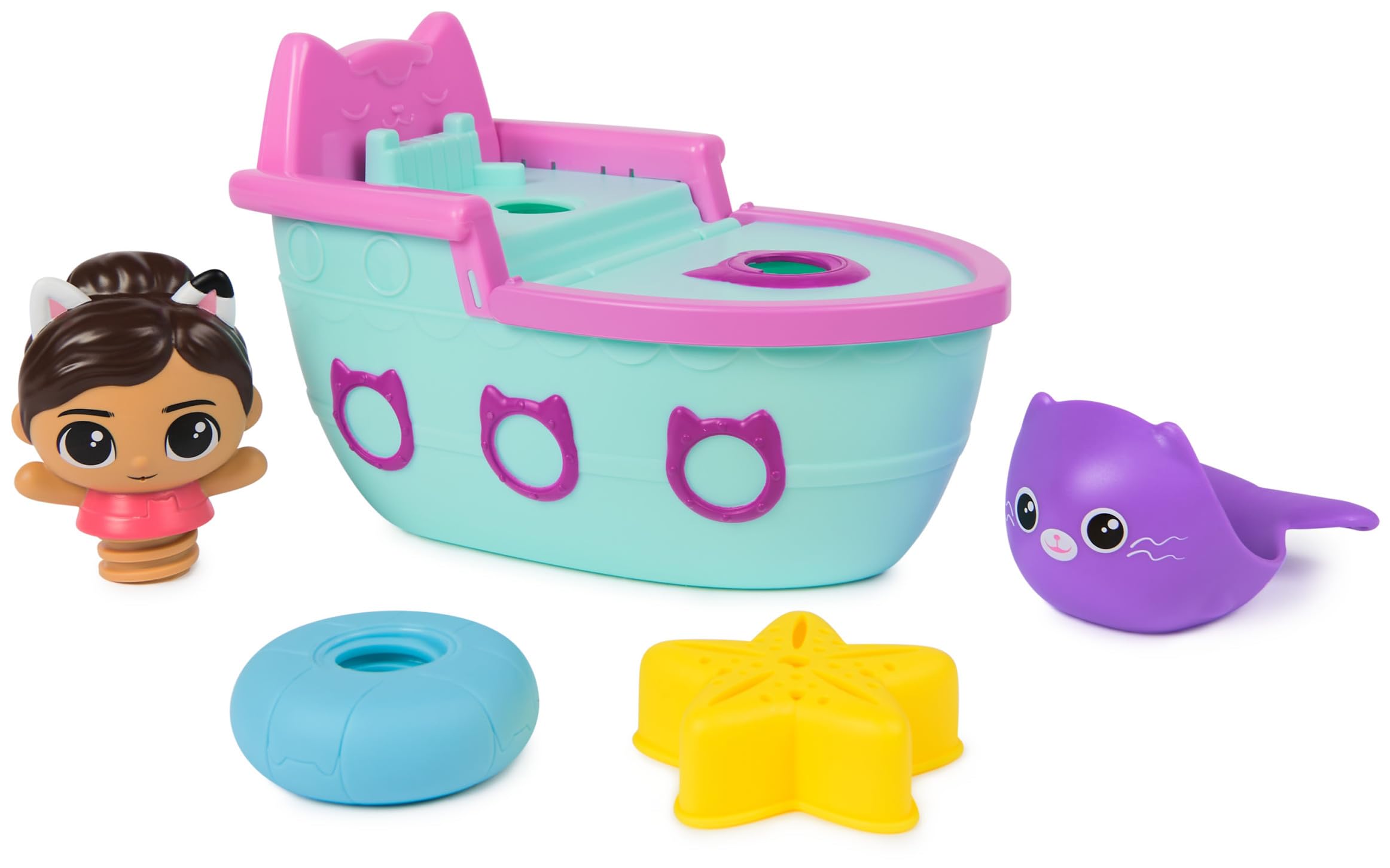 Set De Baño Gabby's Dollhouse Gabby & Ss Mercat Con Crucero - Venta Internacional.