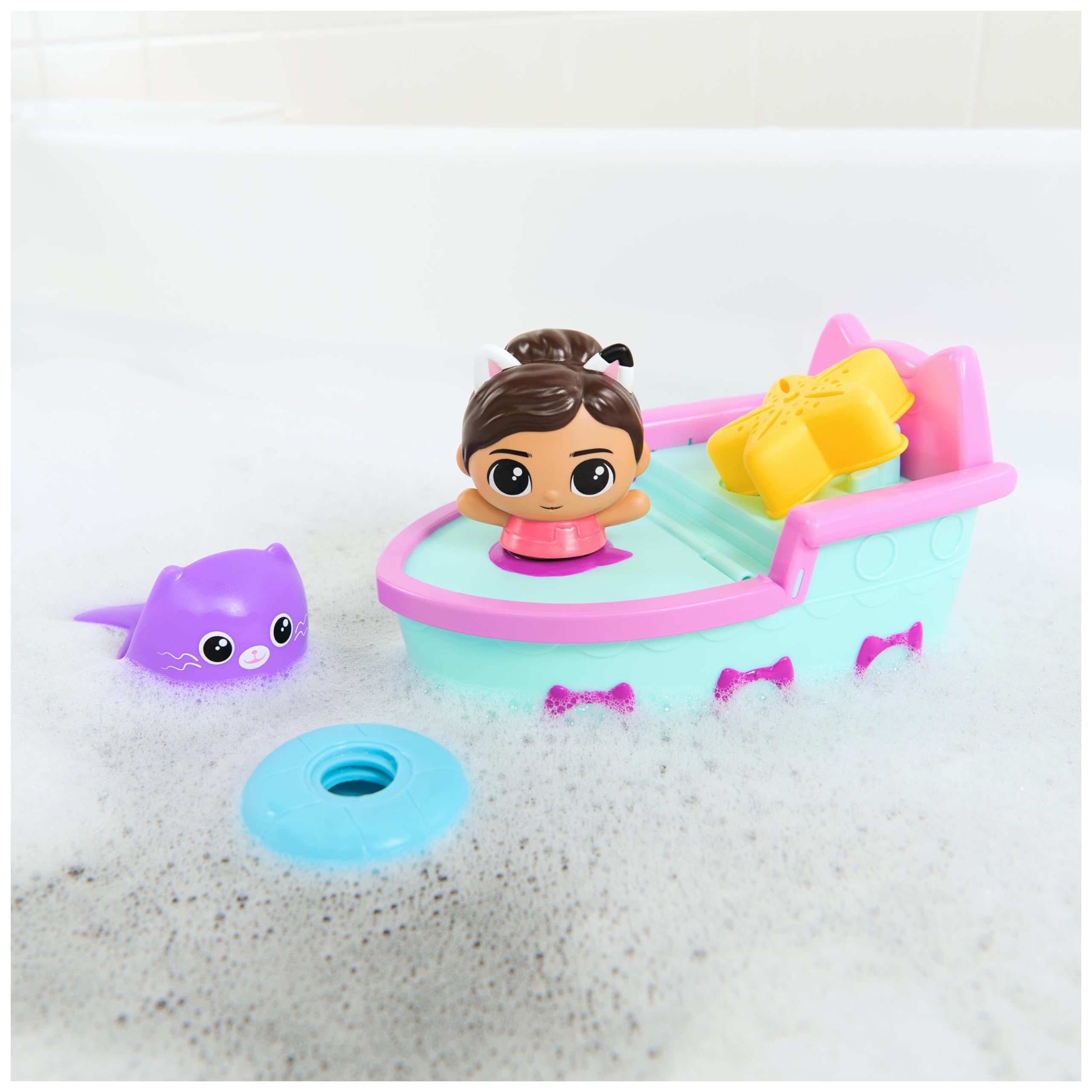 Foto 6 | Set De Baño Gabby's Dollhouse Gabby & Ss Mercat Con Crucero - Venta Internacional.