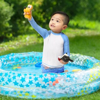 Foto 4 | Set De Juguetes De Baño Disney Mickey & Friends Con Cubeta Organizadora - Venta Internacional.