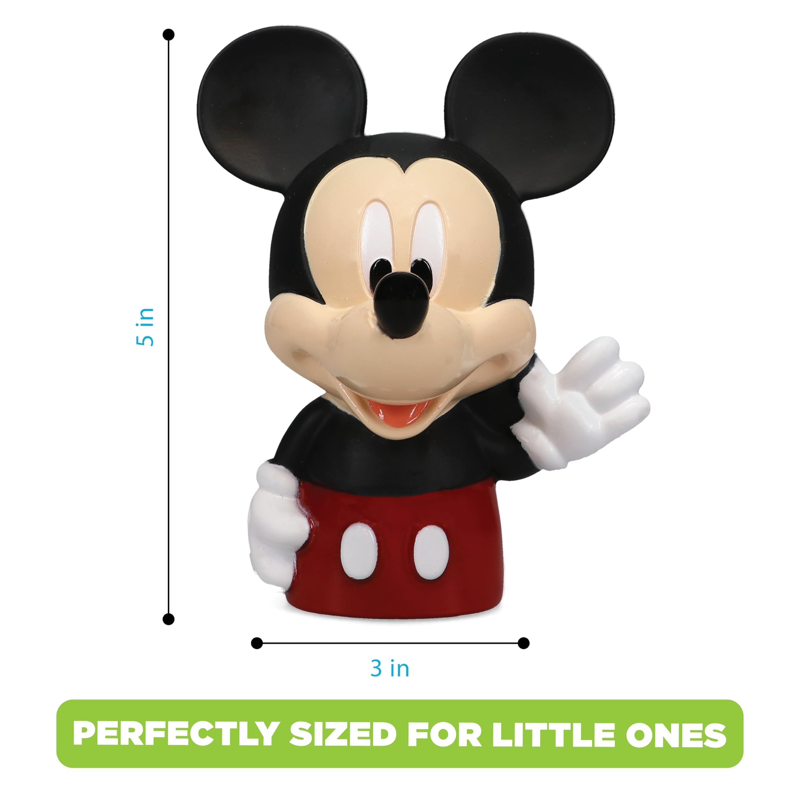 Foto 6 pulgar | Set De Juguetes De Baño Disney Mickey & Friends Con Cubeta Organizadora - Venta Internacional.
