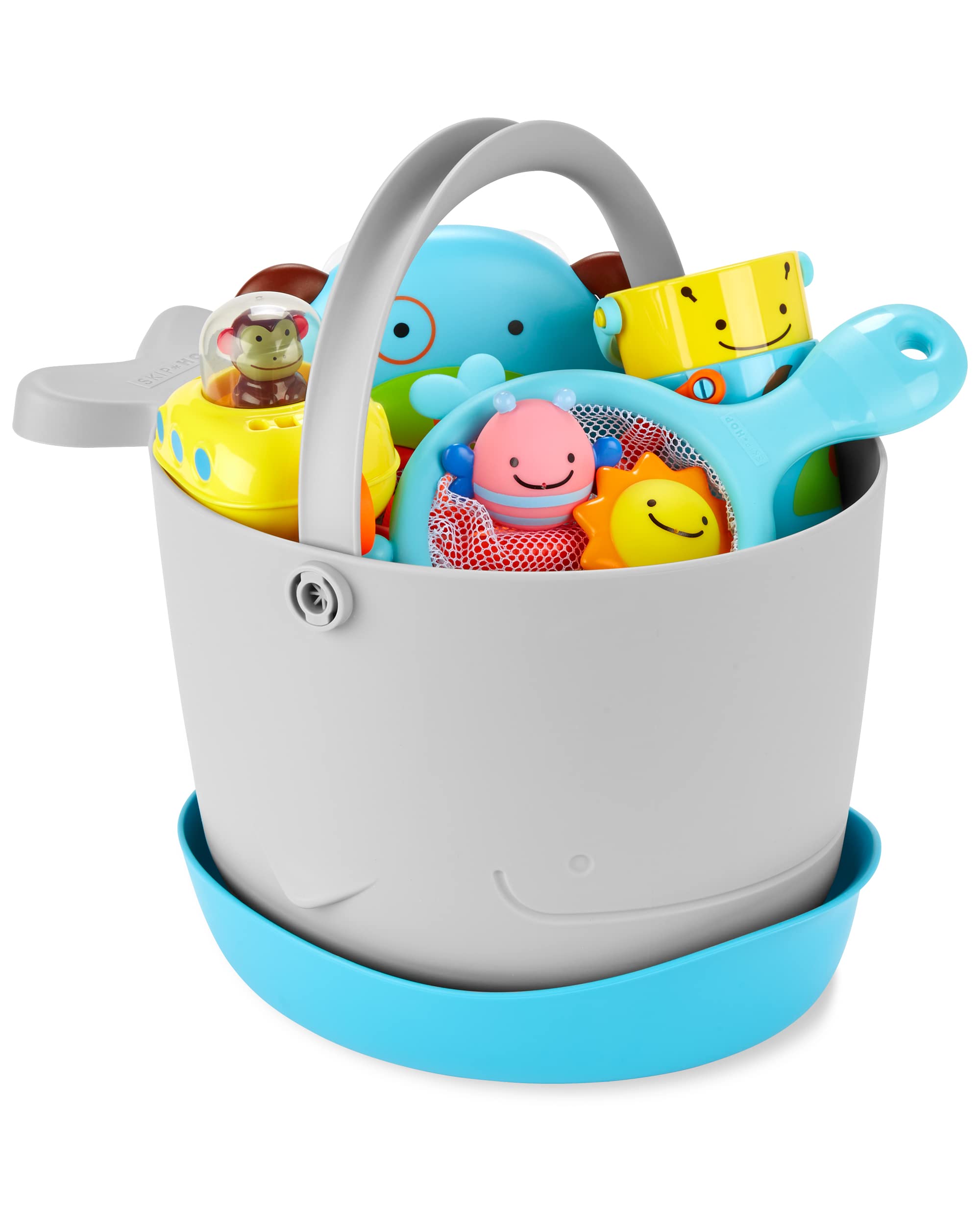 Foto 4 pulgar | Set De Regalo Con Cubeta Y Juguete De Baño Skip Hop Baby Grey - Venta Internacional.