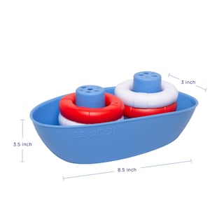 Foto 2 | Botes Y Boyas Ubbi De Bath Toys Para Niños Pequeños Con Efecto Lluvia - Venta Internacional.