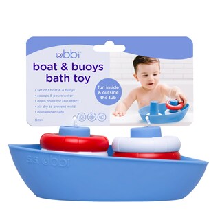 Foto 3 | Botes Y Boyas Ubbi De Bath Toys Para Niños Pequeños Con Efecto Lluvia - Venta Internacional.