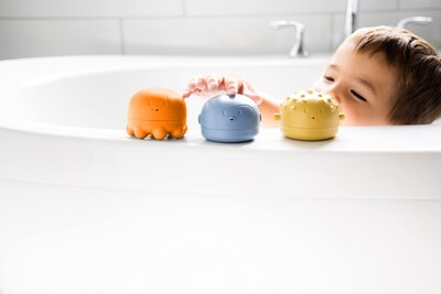 Foto 5 | Bath Squeeze Toys Ubbi, De Colores Apagados, Para Bebés A La Hora Del Baño Y Jugando - Venta Internacional.