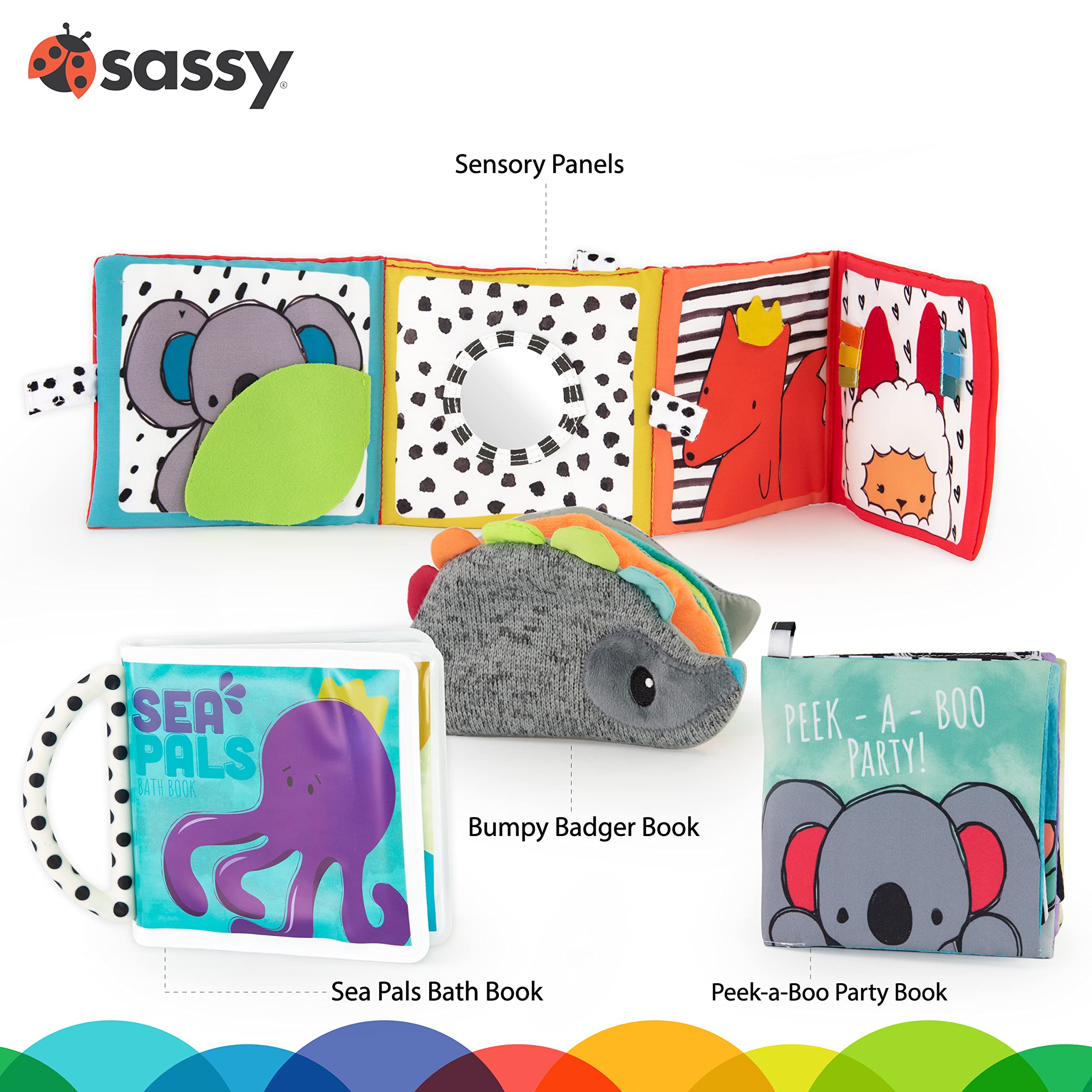 Foto 4 pulgar | Baby Box Sassy Rookie Books Para 2 O Más Meses Con Juego De 4 Piezas - Venta Internacional.