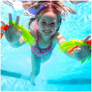 Foto 4 | Juguetes De Buceo En Piscina Swimways Squidivers, Paquete De 3 Para Niños Mayores De 5 Años - Venta Internacional.