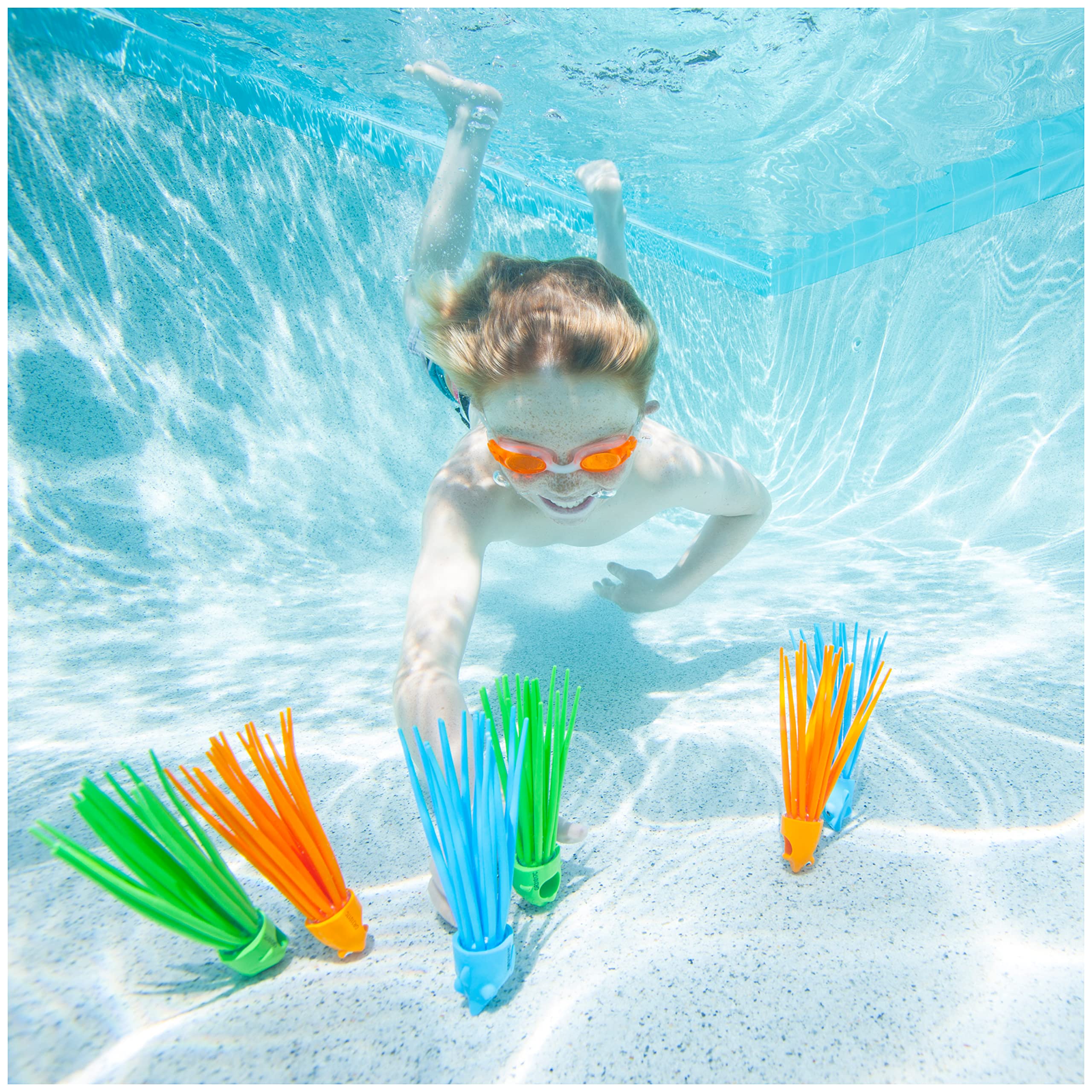 Foto 7 pulgar | Juguetes De Buceo En Piscina Swimways Squidivers, Paquete De 3 Para Niños Mayores De 5 Años - Venta Internacional.