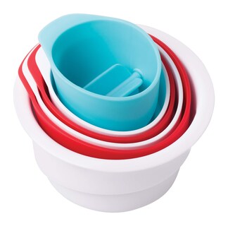 Foto 4 | Vasos Apilables Para Juguetes De Baño Ubbi Lighthouse Con 6 Tazas Para Niños Pequeños - Venta Internacional.