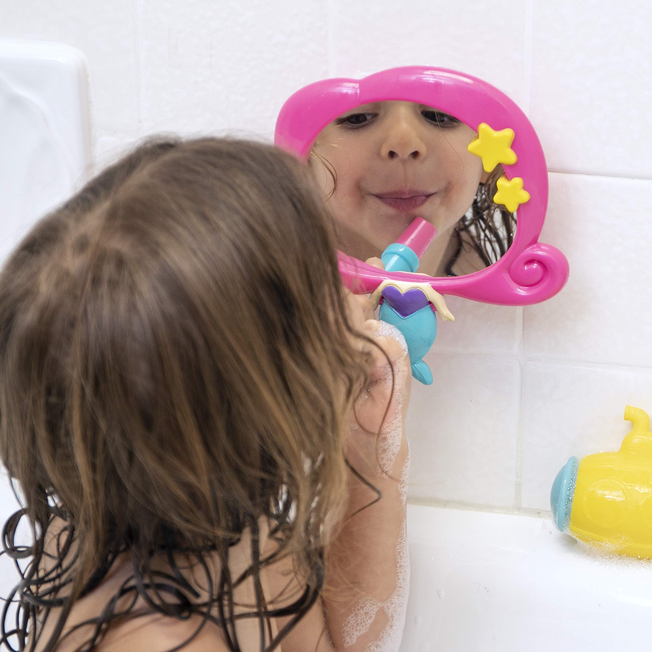 Foto 4 pulgar | Juego De Juguetes De Baño Nuby Mermaid Mirror, 3 Piezas, Para Niños Mayores De 3 Años - Venta Internacional.