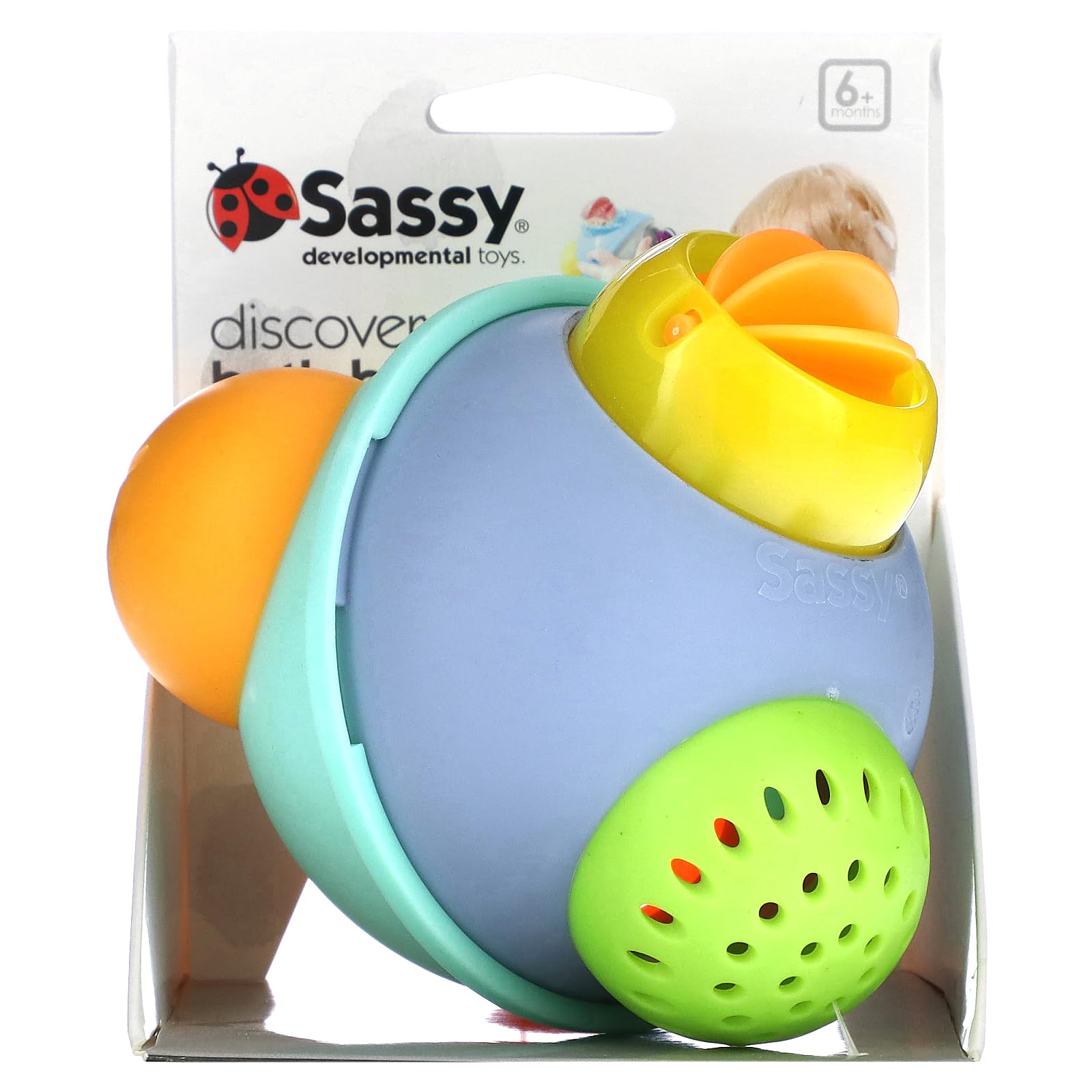 Bola De Baño Sassy Discovery Para La Experimentación Y La Motricidad Fina - Venta Internacional.