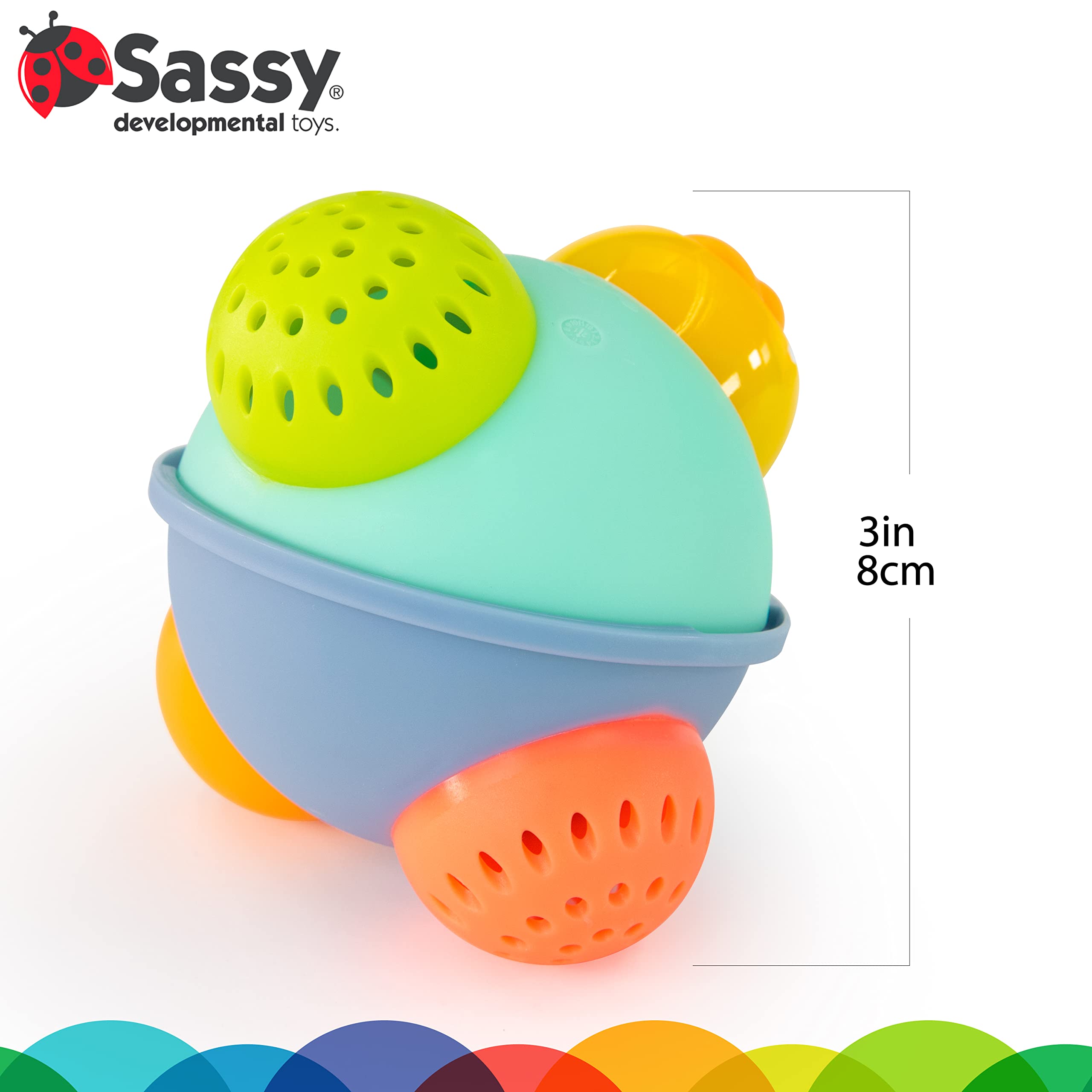 Foto 4 pulgar | Bola De Baño Sassy Discovery Para La Experimentación Y La Motricidad Fina - Venta Internacional.