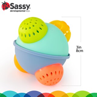 Foto 3 | Bola De Baño Sassy Discovery Para La Experimentación Y La Motricidad Fina - Venta Internacional.