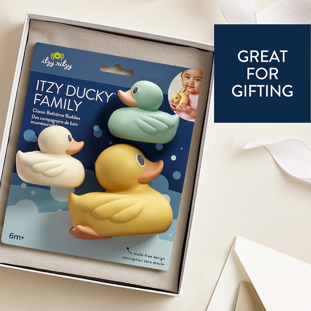 Foto 6 | Juego De 3 Patos Flotantes Para Baño Itzy Ritzy Ducky Family - Venta Internacional.