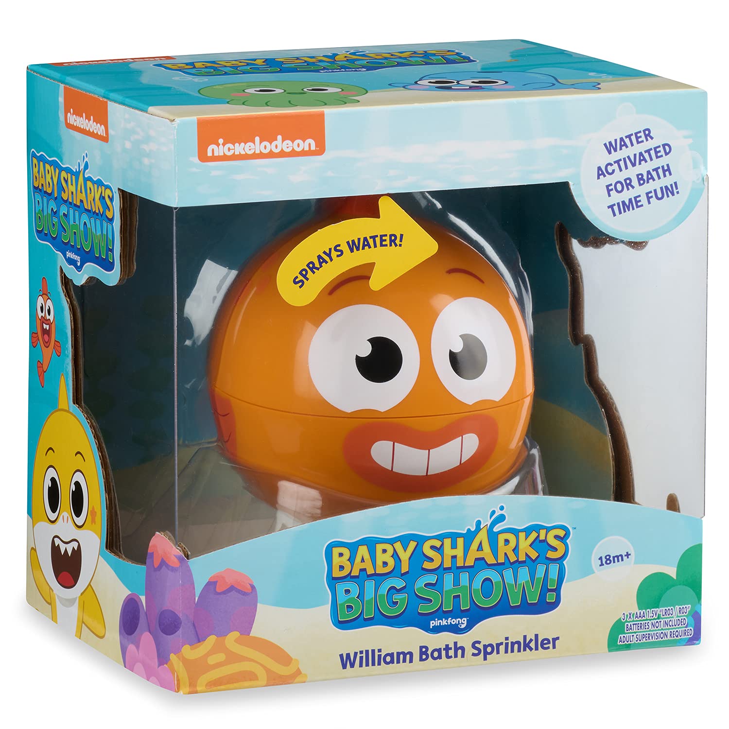 Foto 7 pulgar | Aspersor De Baño Y Juguete Acuático Wowwee Baby Shark William - Venta Internacional.