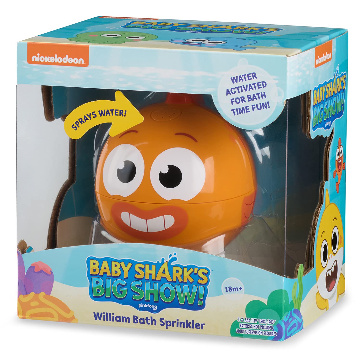 Foto 8 pulgar | Aspersor De Baño Y Juguete Acuático Wowwee Baby Shark William - Venta Internacional.