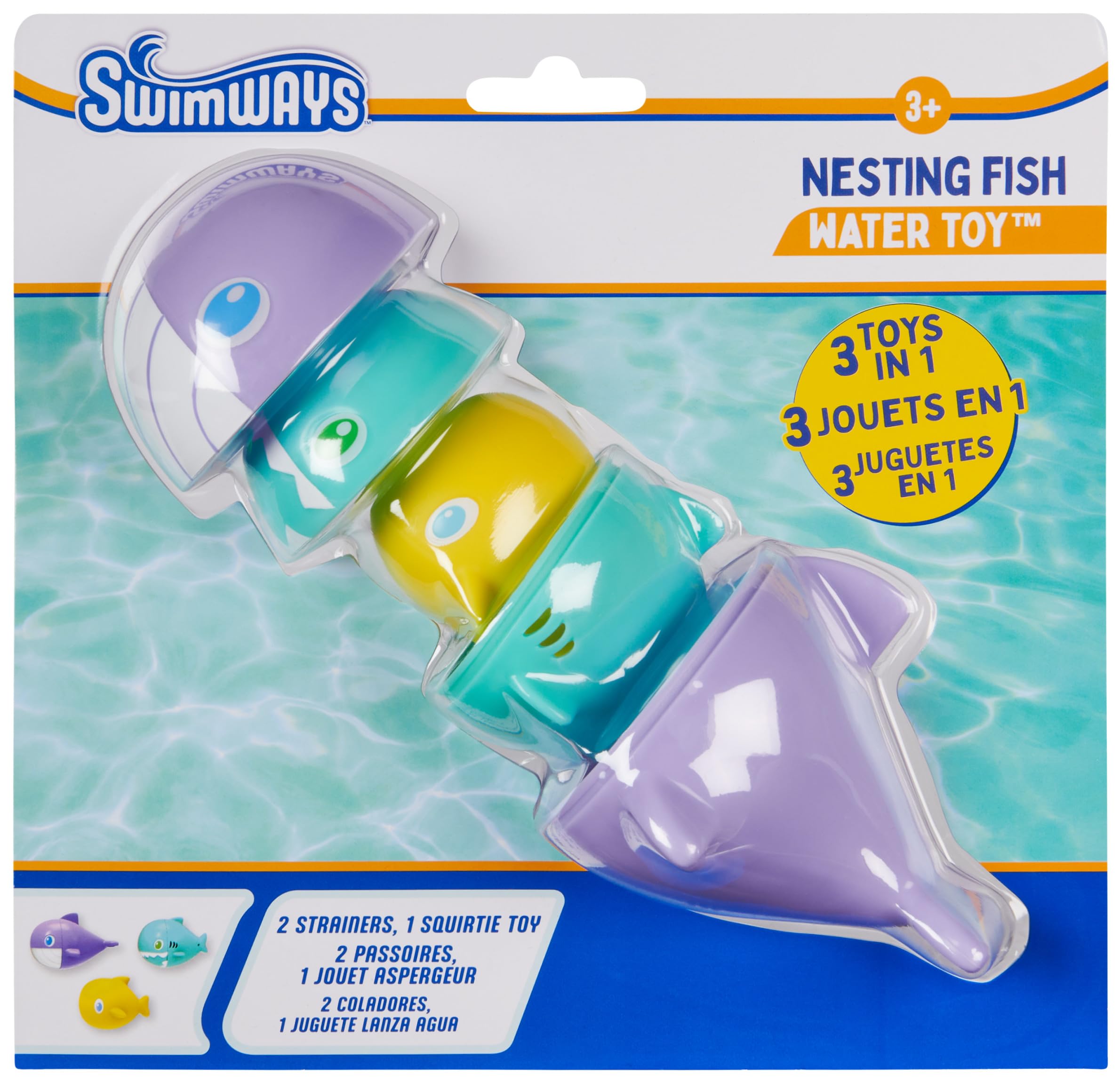 Foto 2 pulgar | Juguete Acuático Swimways Nesting Fish 3 En 1 Para Niños A Partir De 3 Años - Venta Internacional.